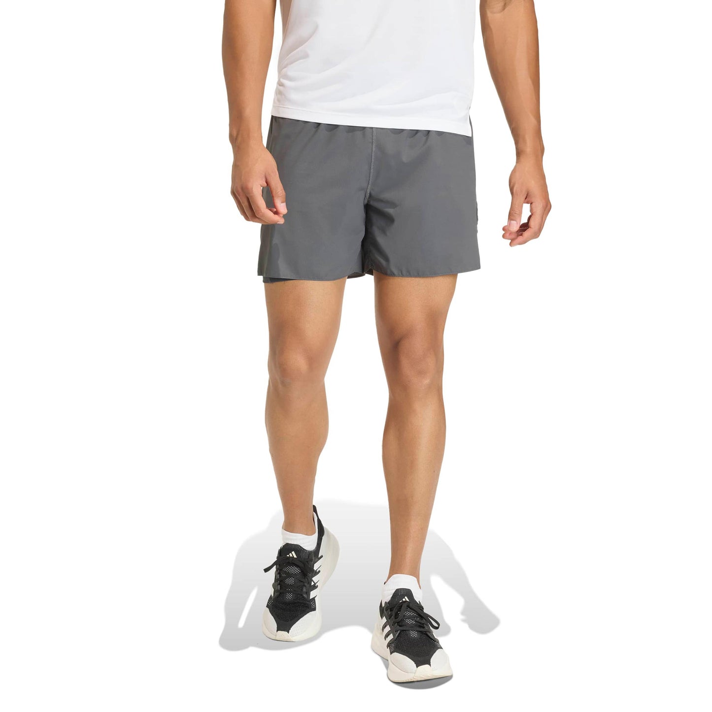 adidas adi365 2in1  Laufshorts Herren-grau