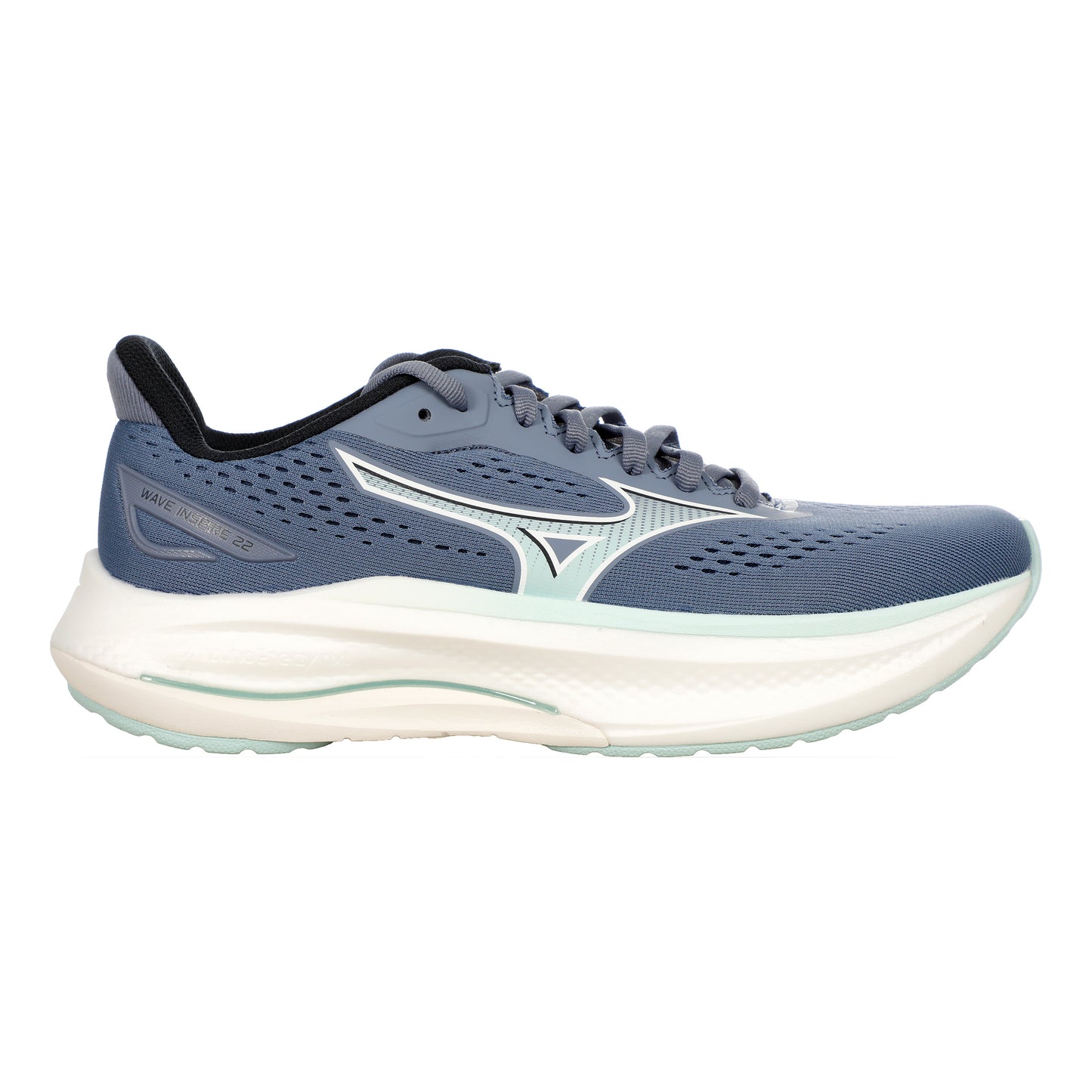 Mizuno Wave Inspire 22  Stability running shoe Women - blue grey, mint