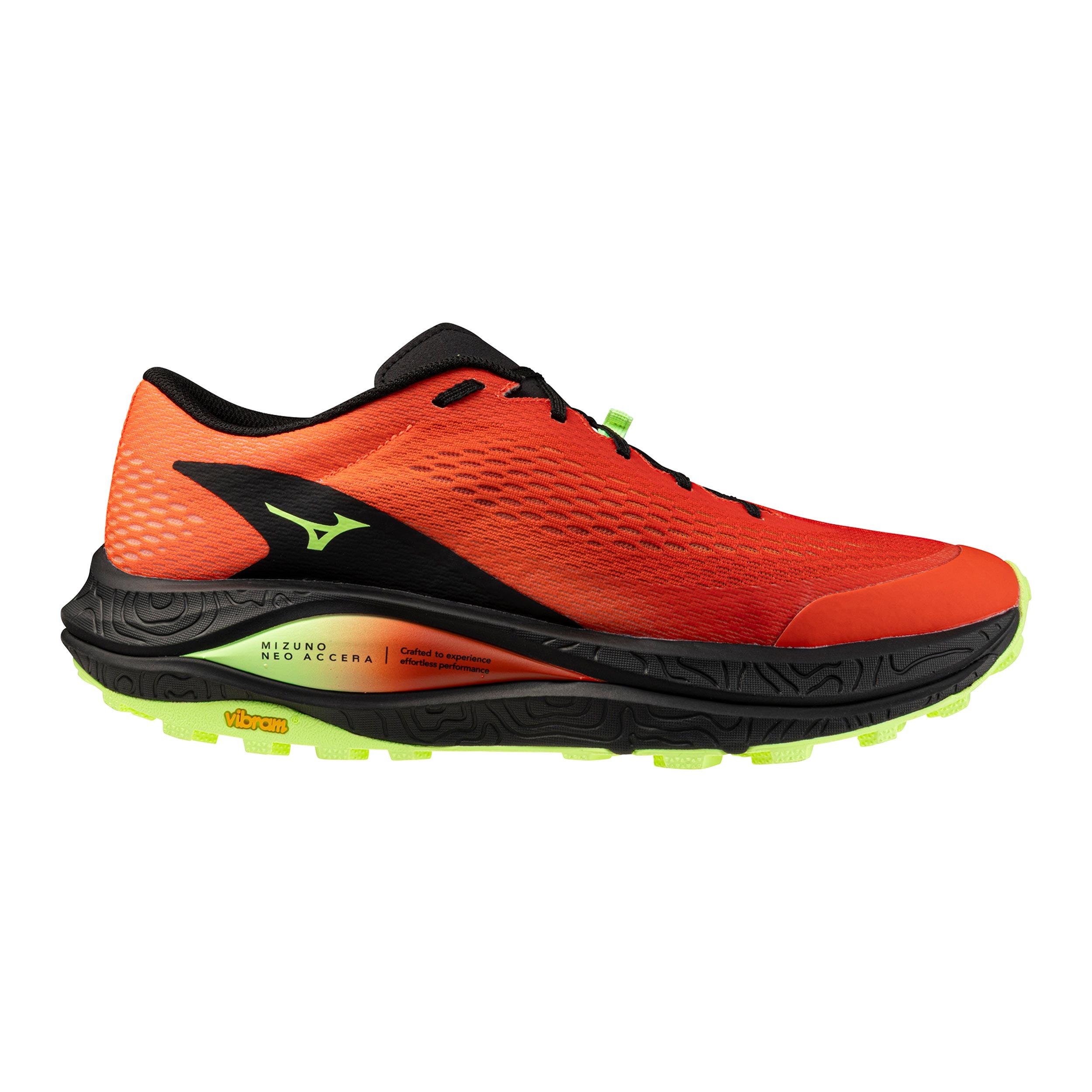 Mizuno Neo Accera  Trailschuh Unisex - orange, schwarz