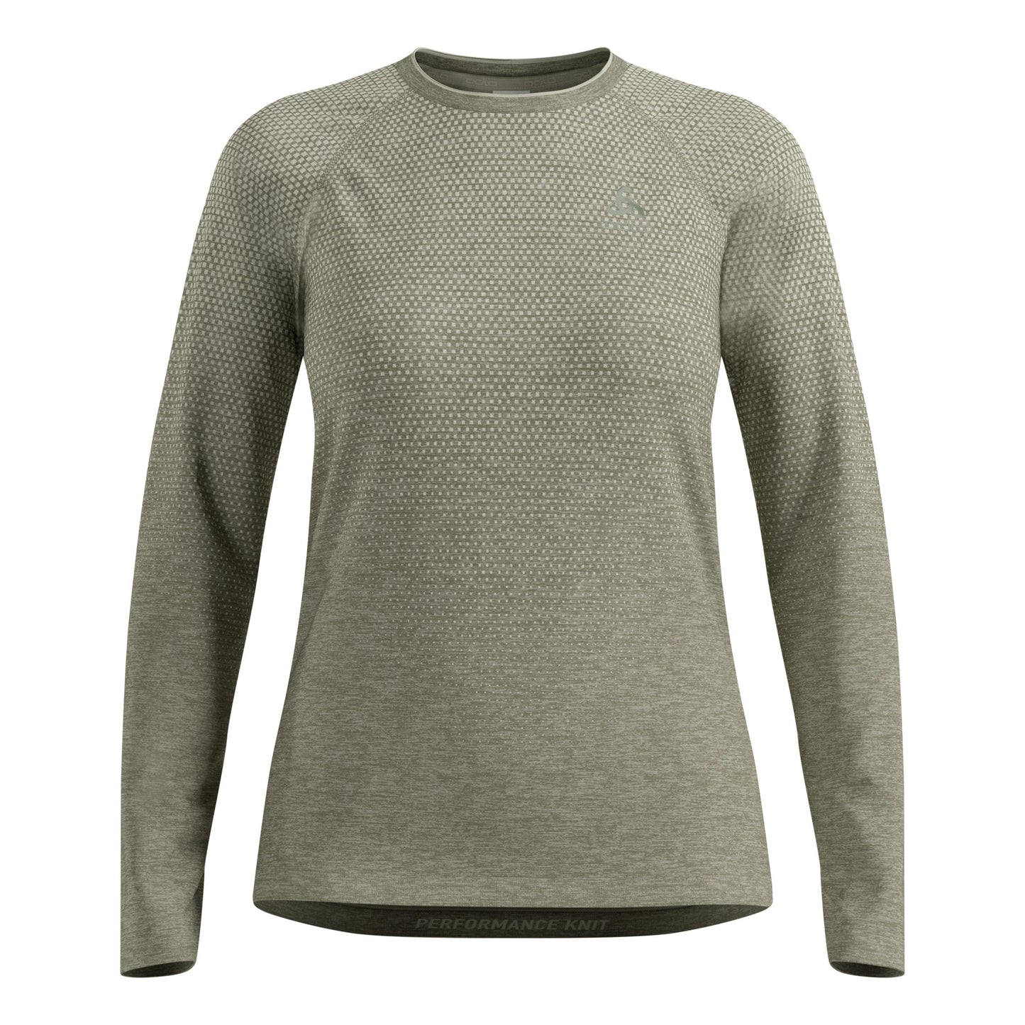 Odlo Essential Seamless  Laufshirt Damen - oliv