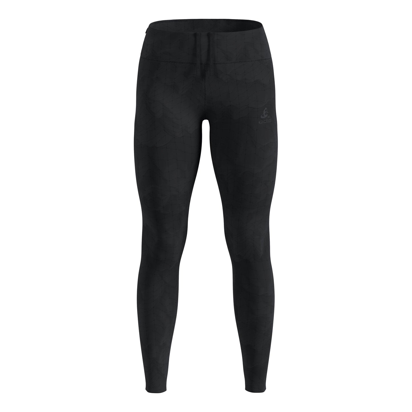 Odlo Zeroweight Print  Lauftight Damen-schwarz