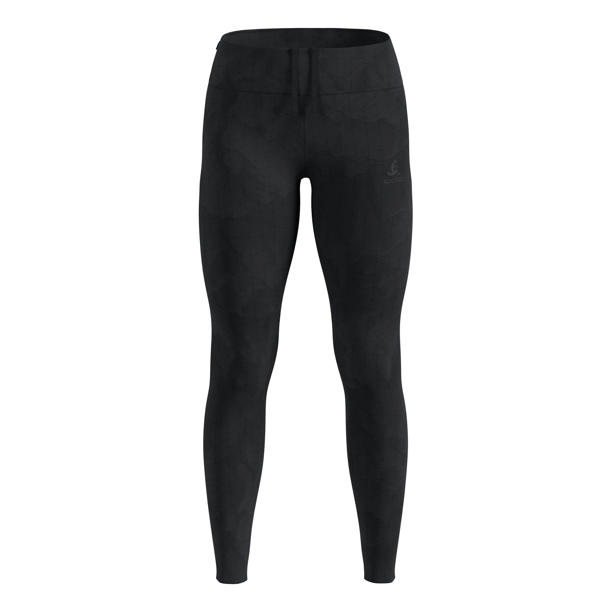 Odlo Zeroweight Print  Lauftight Damen-schwarz