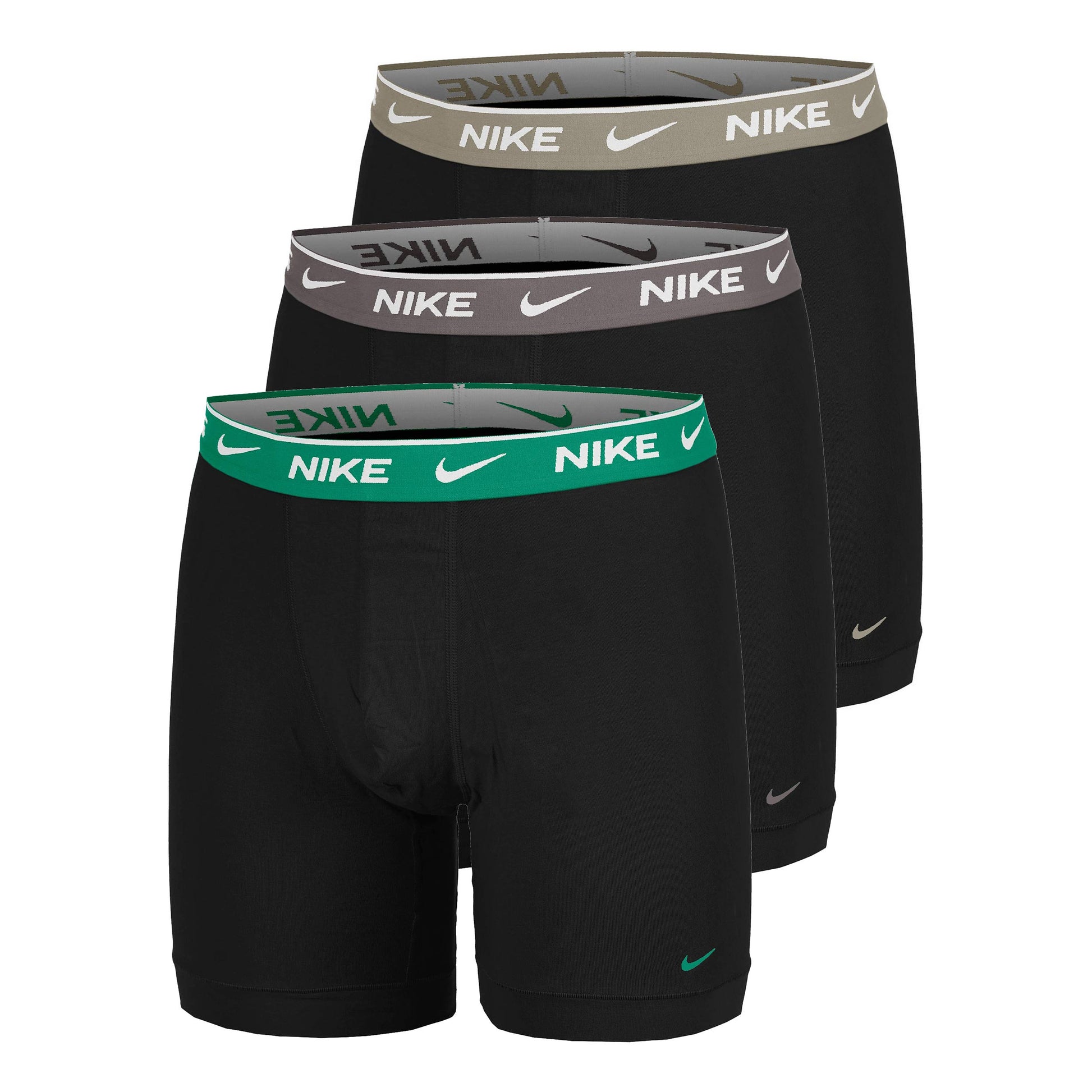 Nike Essential Cotton Stretch Boxer shorts 3 Pack Men - olive