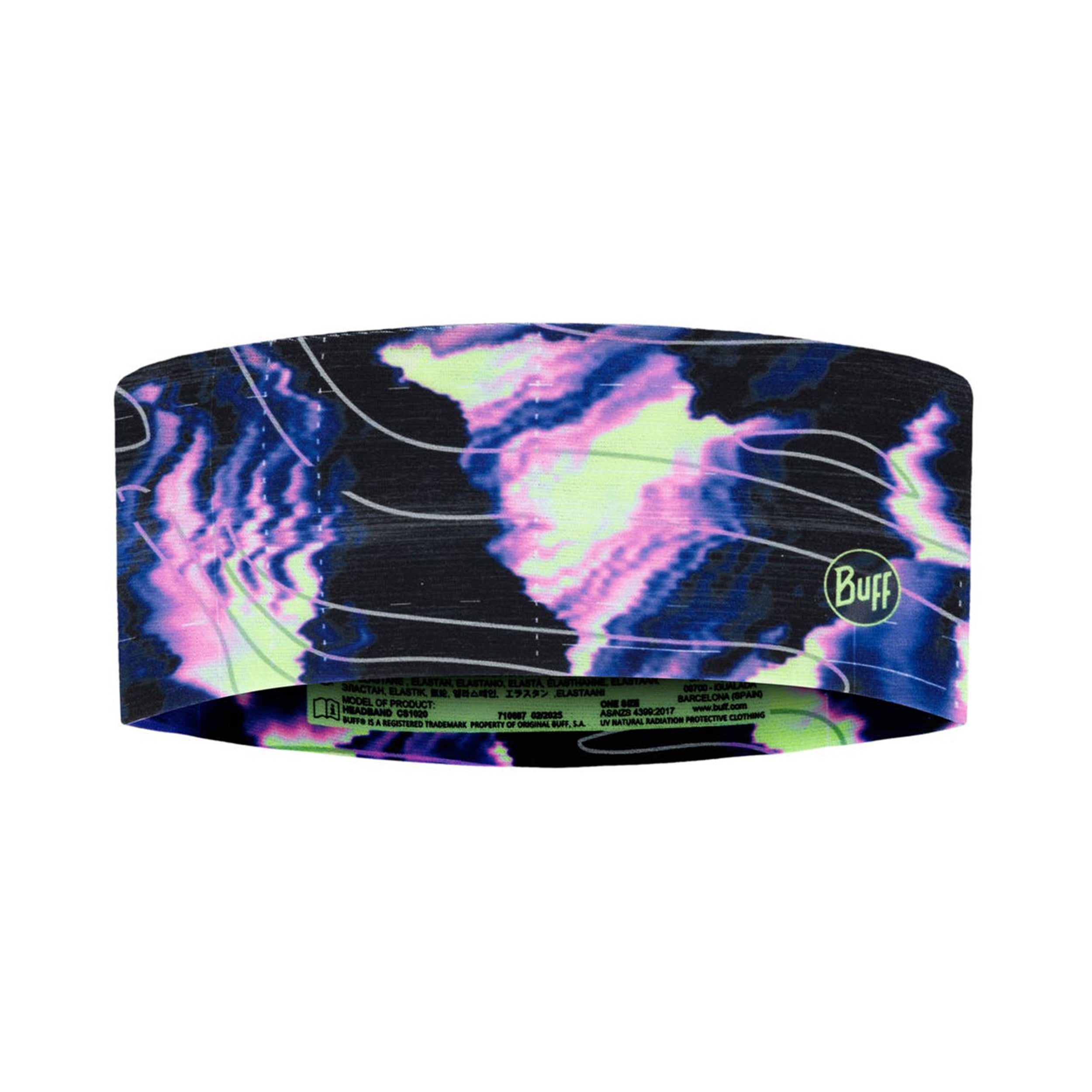 Buff CoolNet UV® Wide Headband Unisex-blue