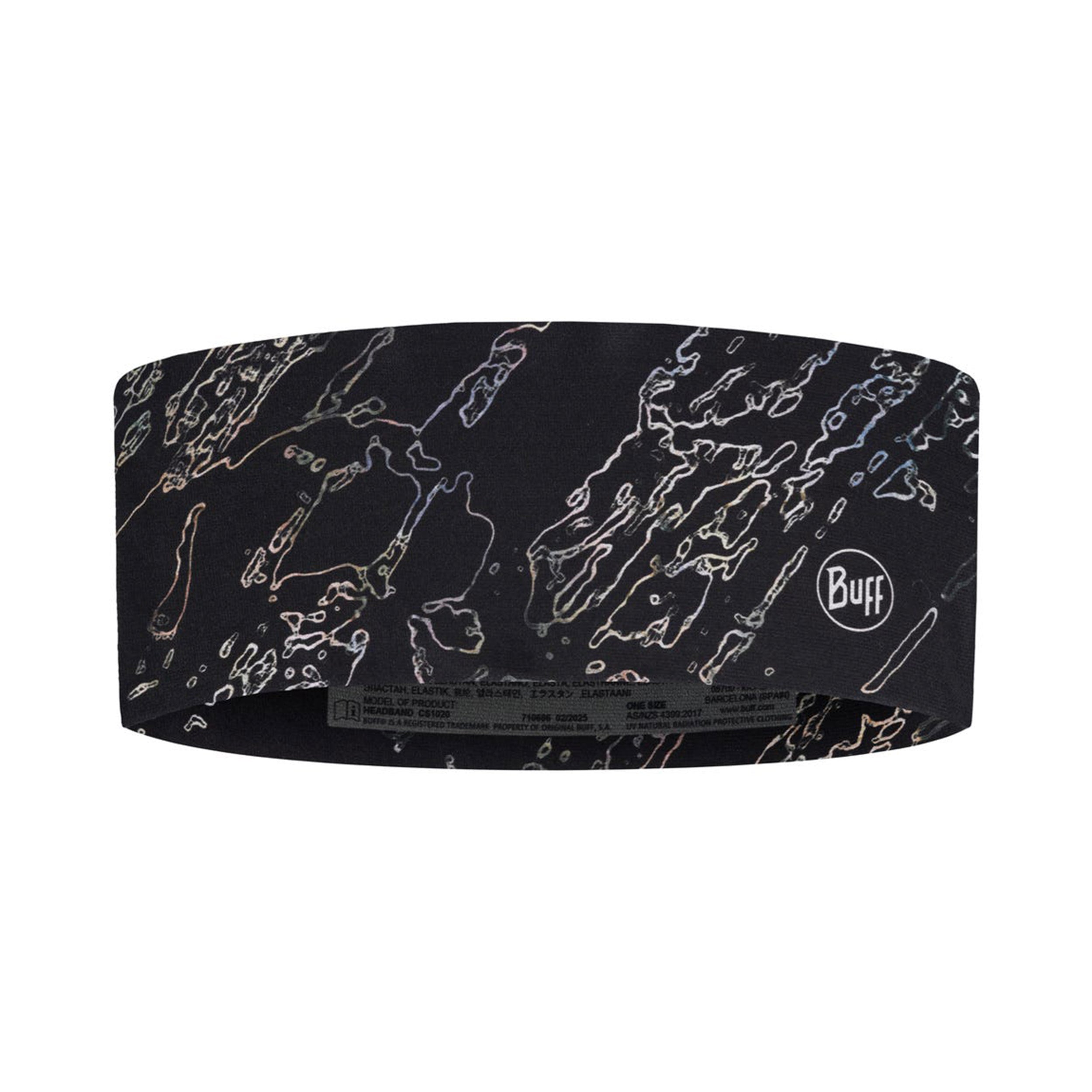 Buff CoolNet UV® Wide Headband Unisex-black