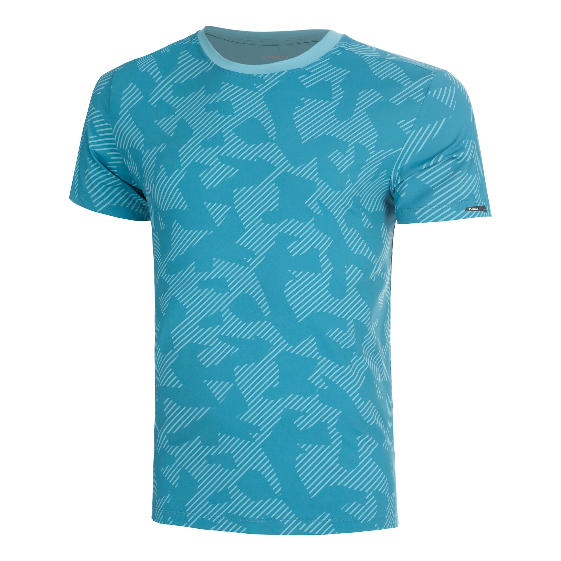 NEO Feel the Vybe AOP Running shirt Men-turquoise