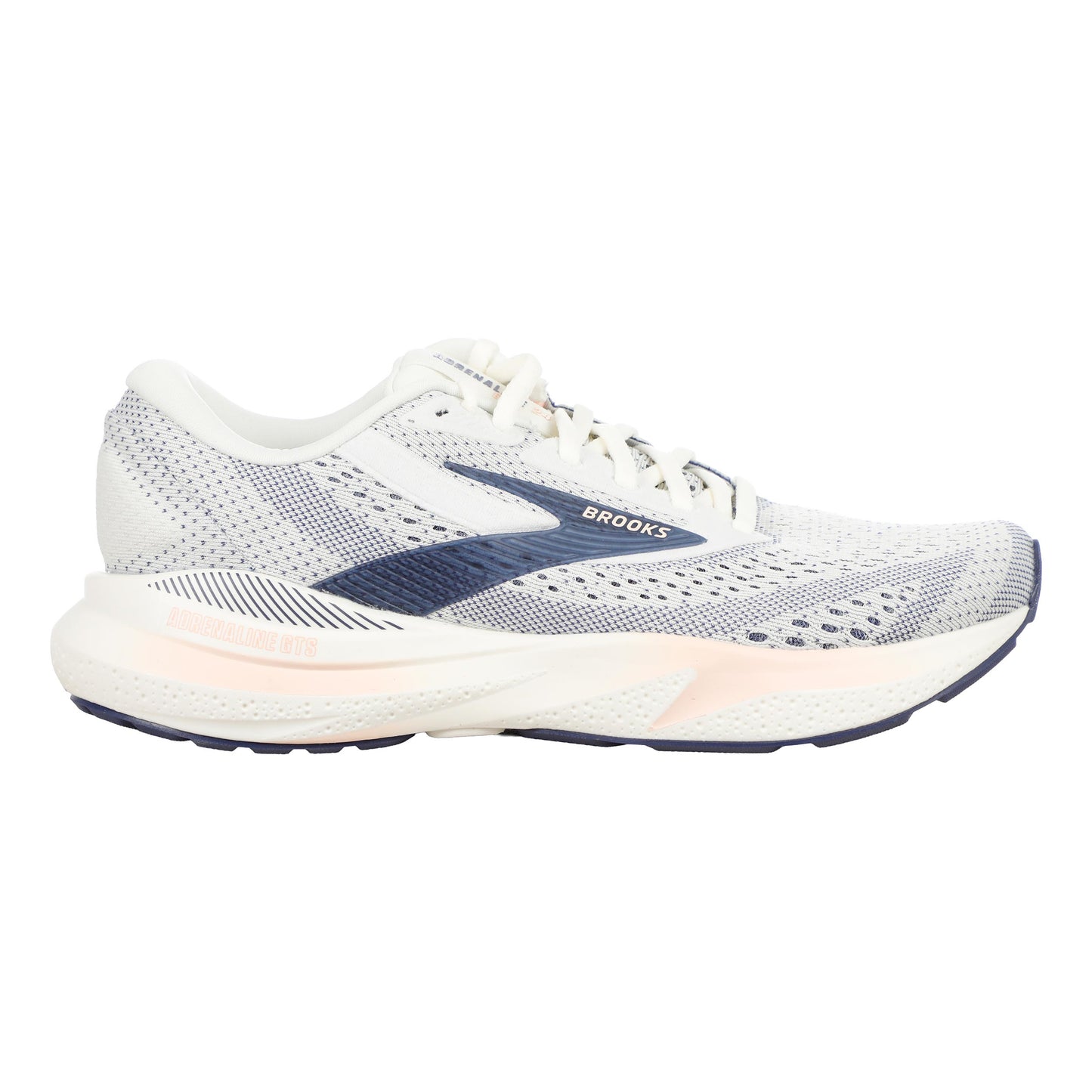 Brooks Adrenaline GTS 24 wide Stabilitätsschuh Damen - creme, dunkelblau
