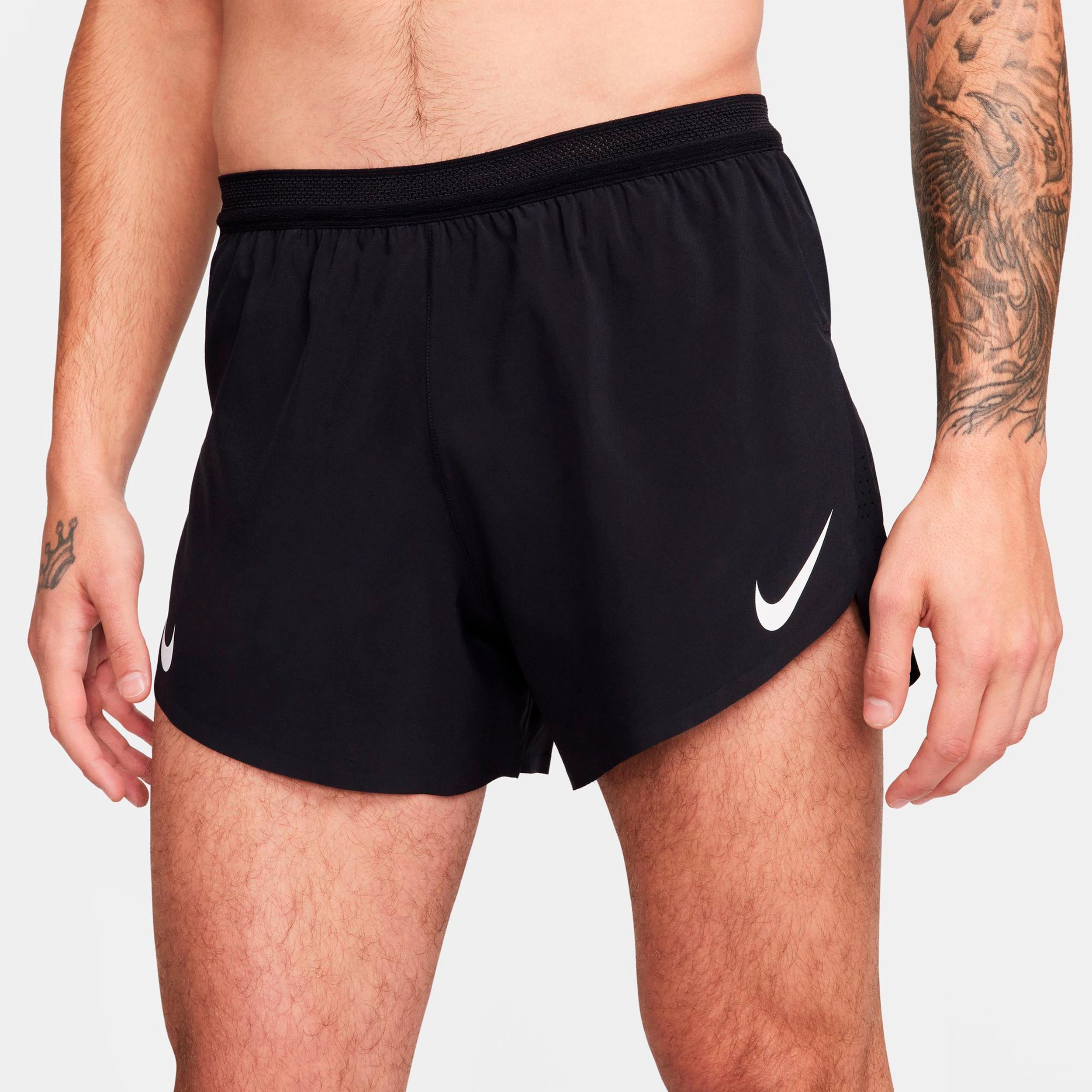 Nike AeroSwift Running shorts Men - black, white