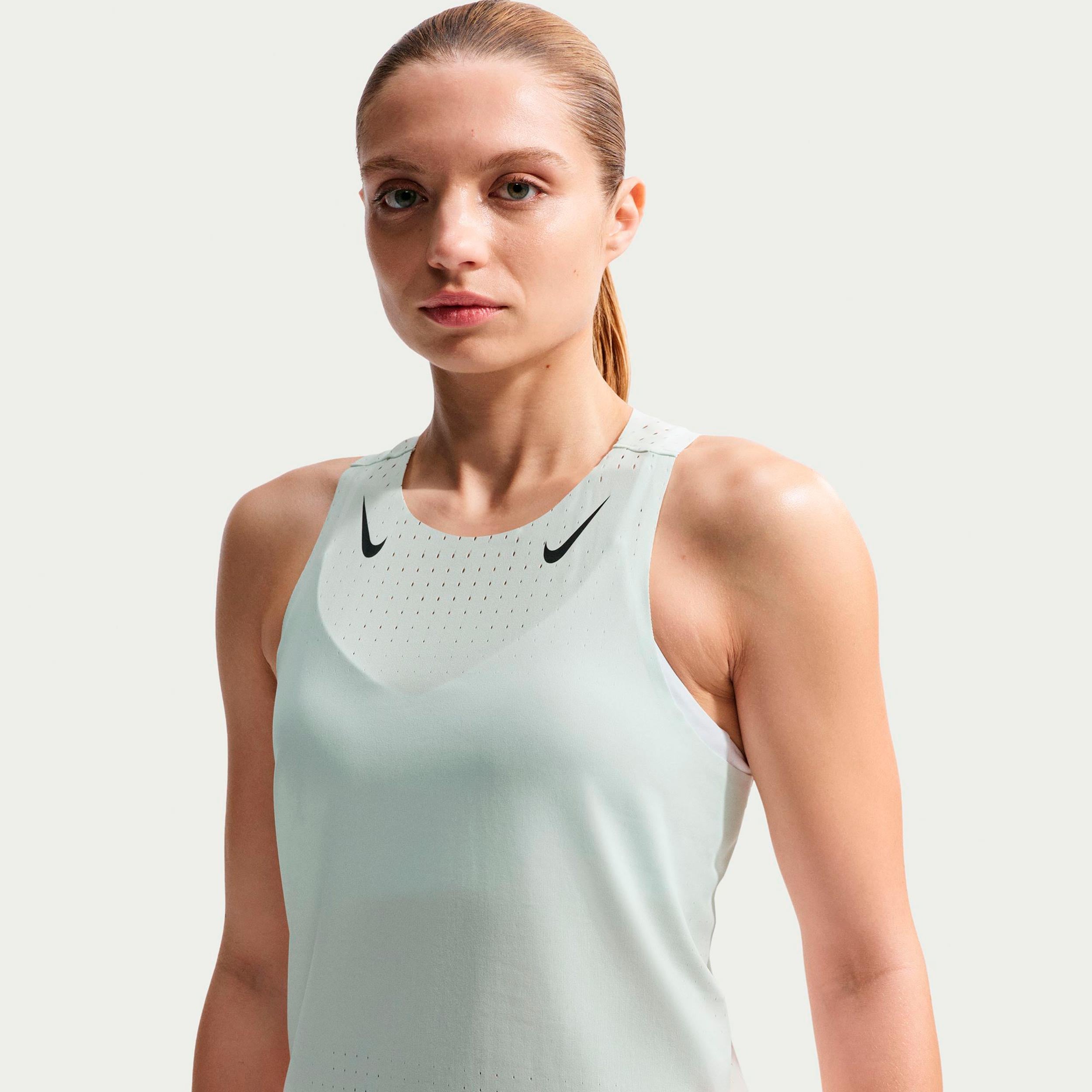 Nike AeroSwift Running shirt Women - mint, black