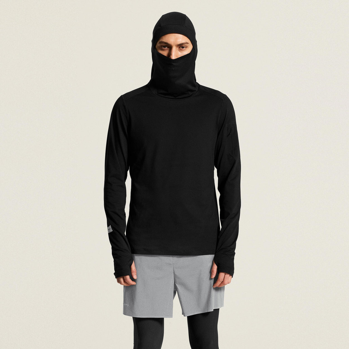 Craft SubZ Thermal Laufshirt Herren - schwarz
