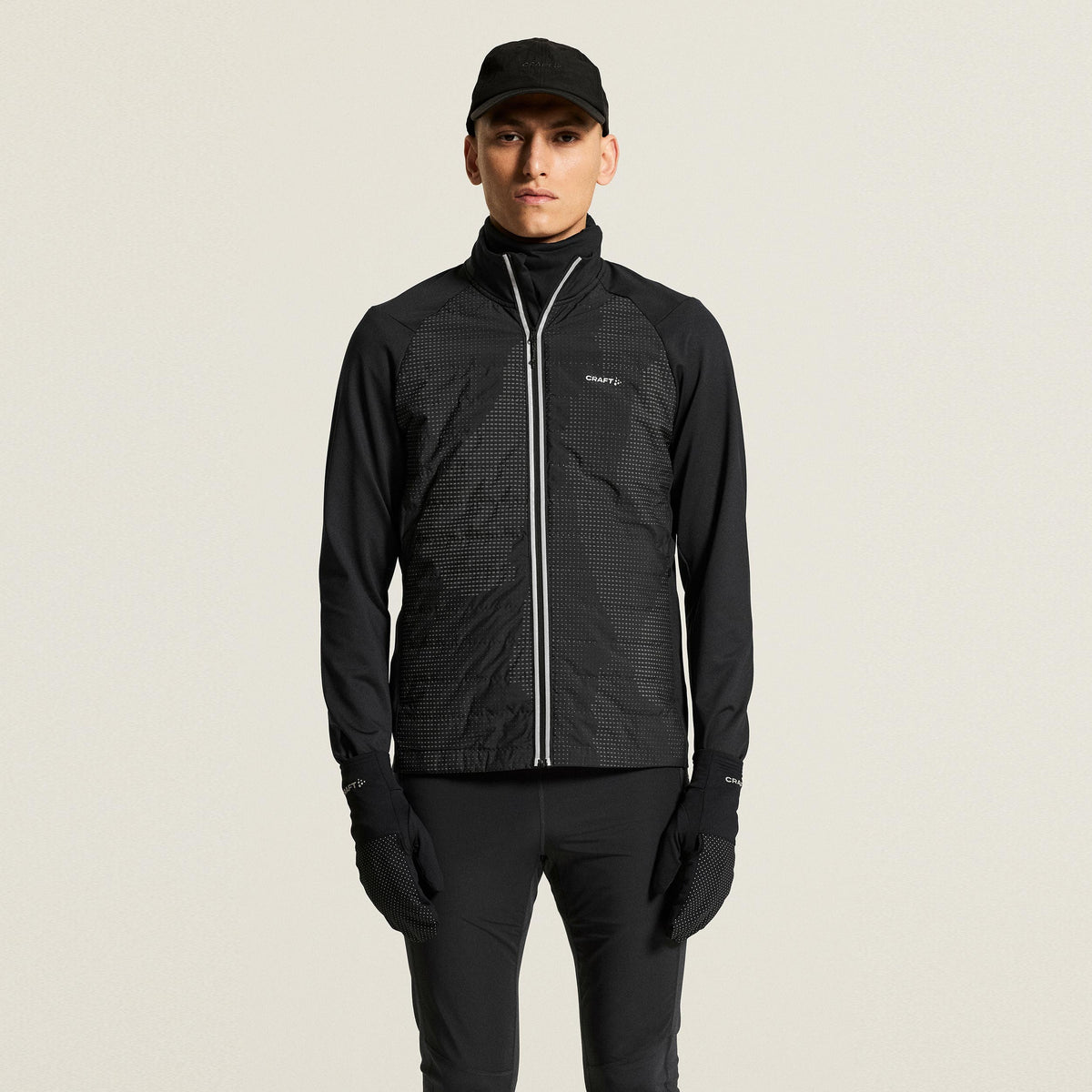 Craft SubZ Lumen Running jacket Men - black, grey