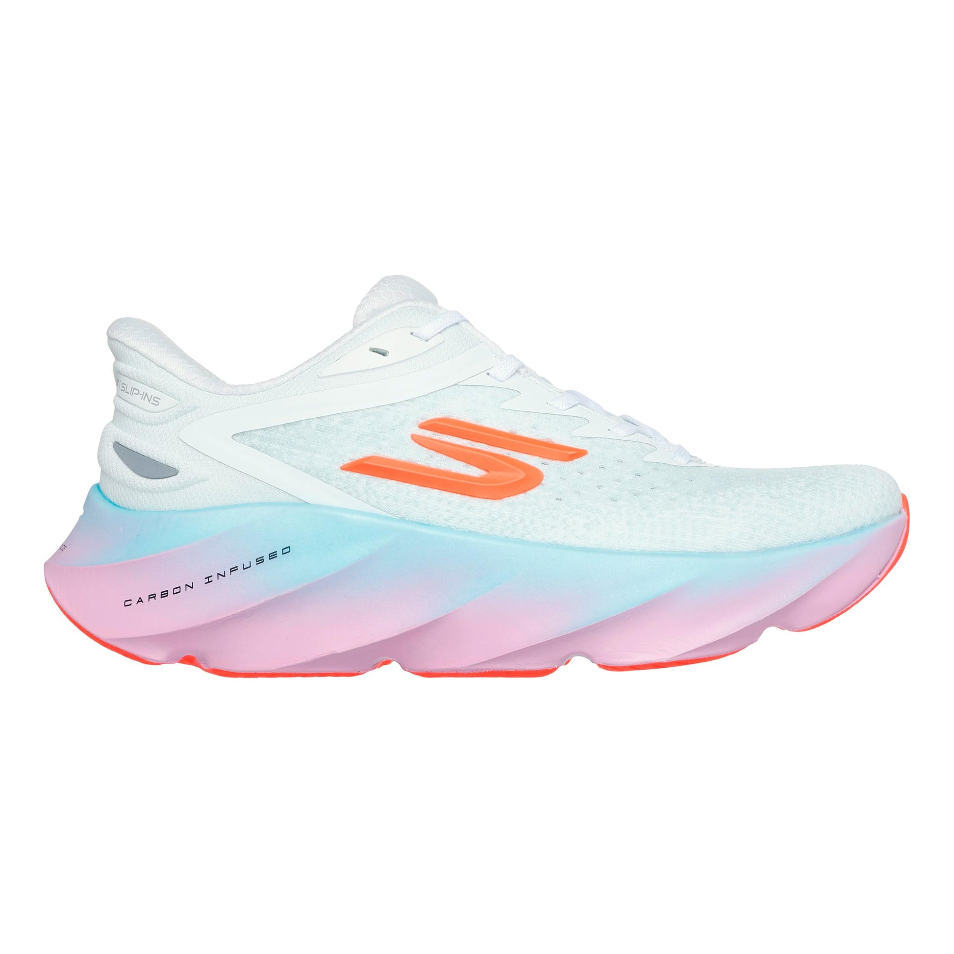 Skechers SKX Aero Burst Slip-In Neutral running shoe Women - white, lime