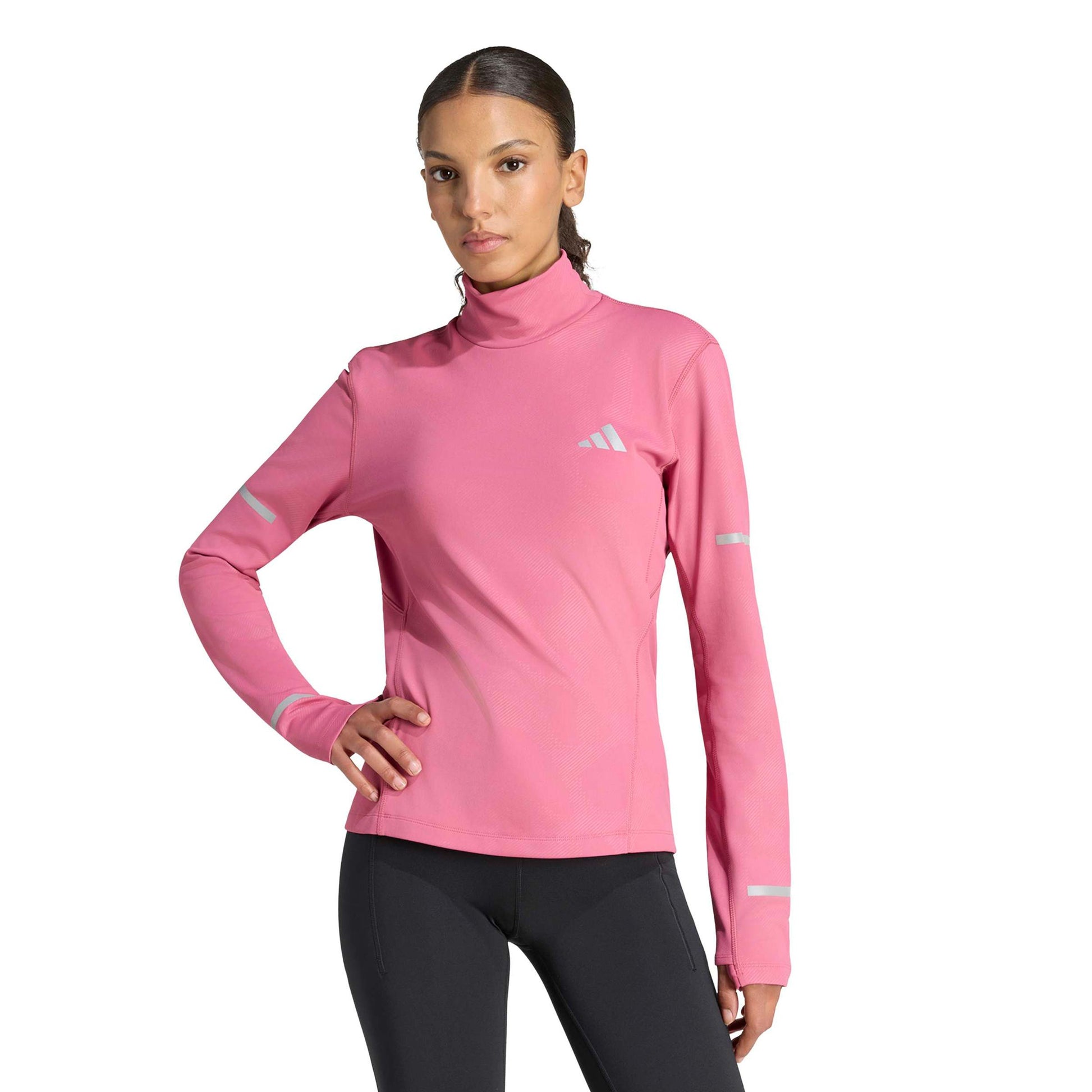 adidas adi365 Warm Running shirt Women - wine red