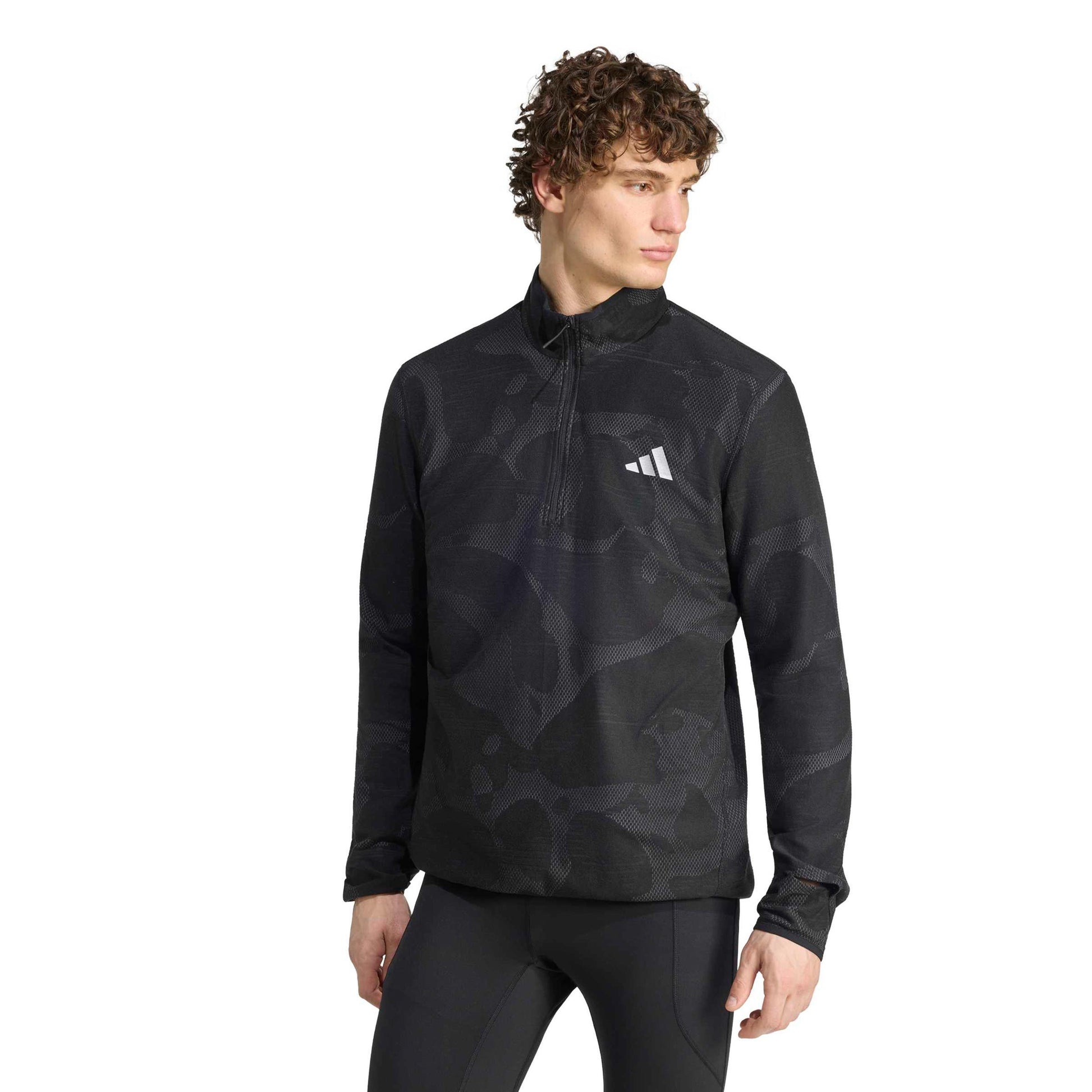 adidas adi365 Climawarm+ Running shirt Men - black