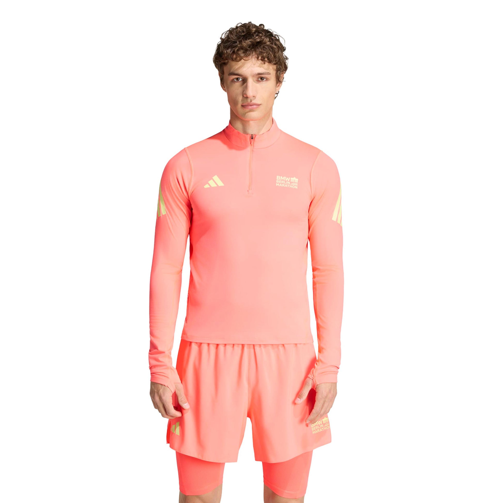 adidas BMW Berlin Running shirt Men - blue, yellow
