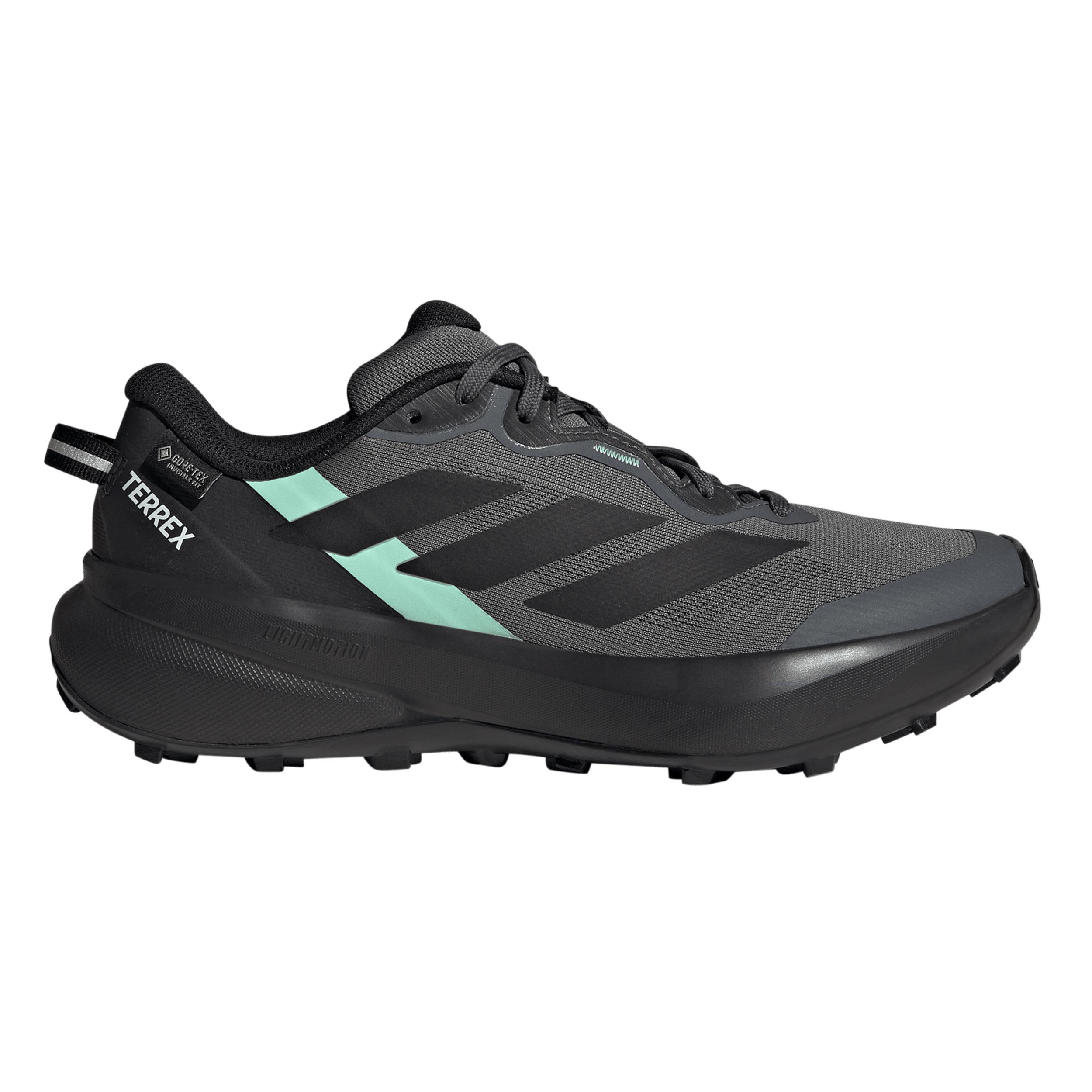 adidas Terrex Tracefinder Plus GTX Trailschuh Damen - dunkelgrau, schwarz