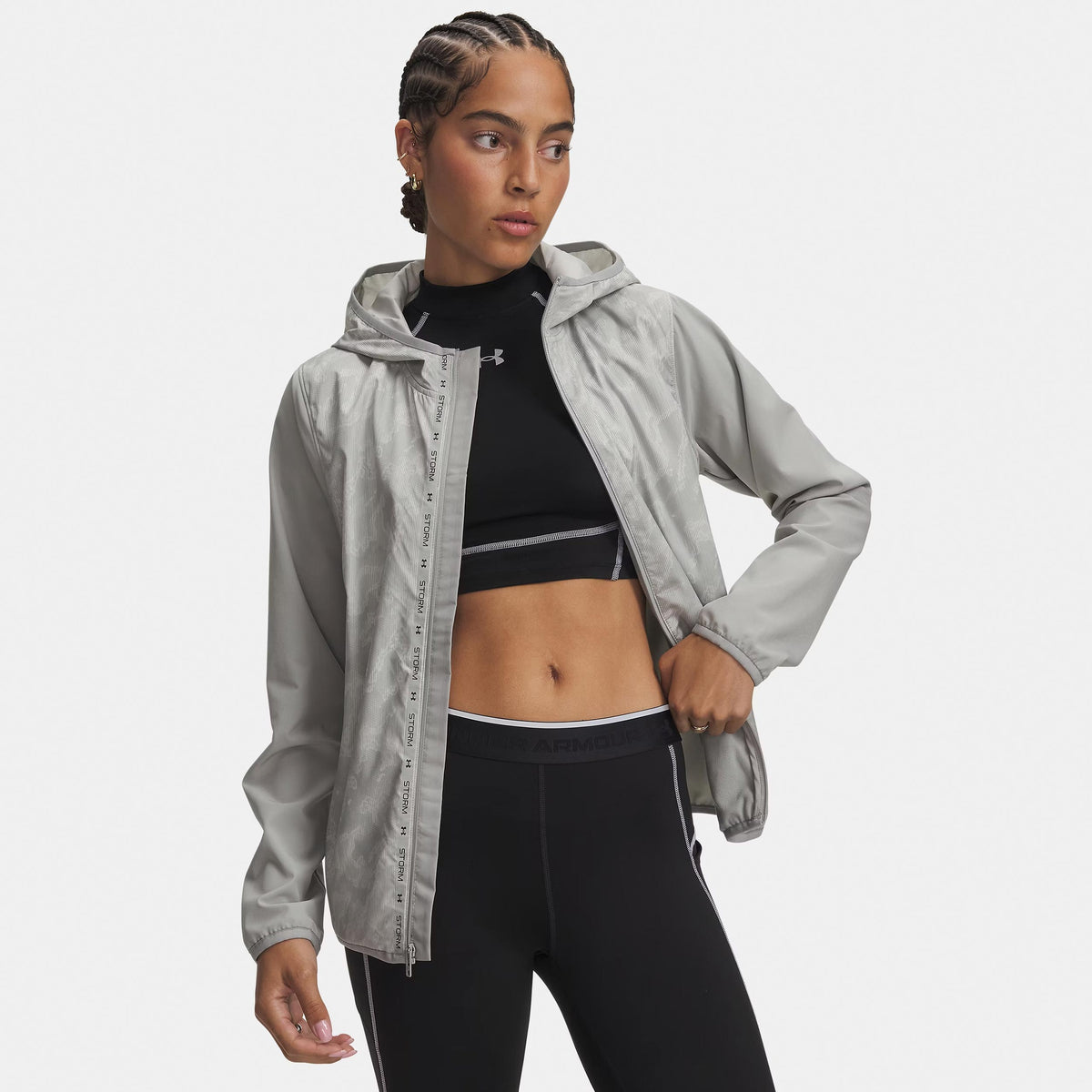Under Armour Velociti ColdWeather Storm  Running jacket Women - grey