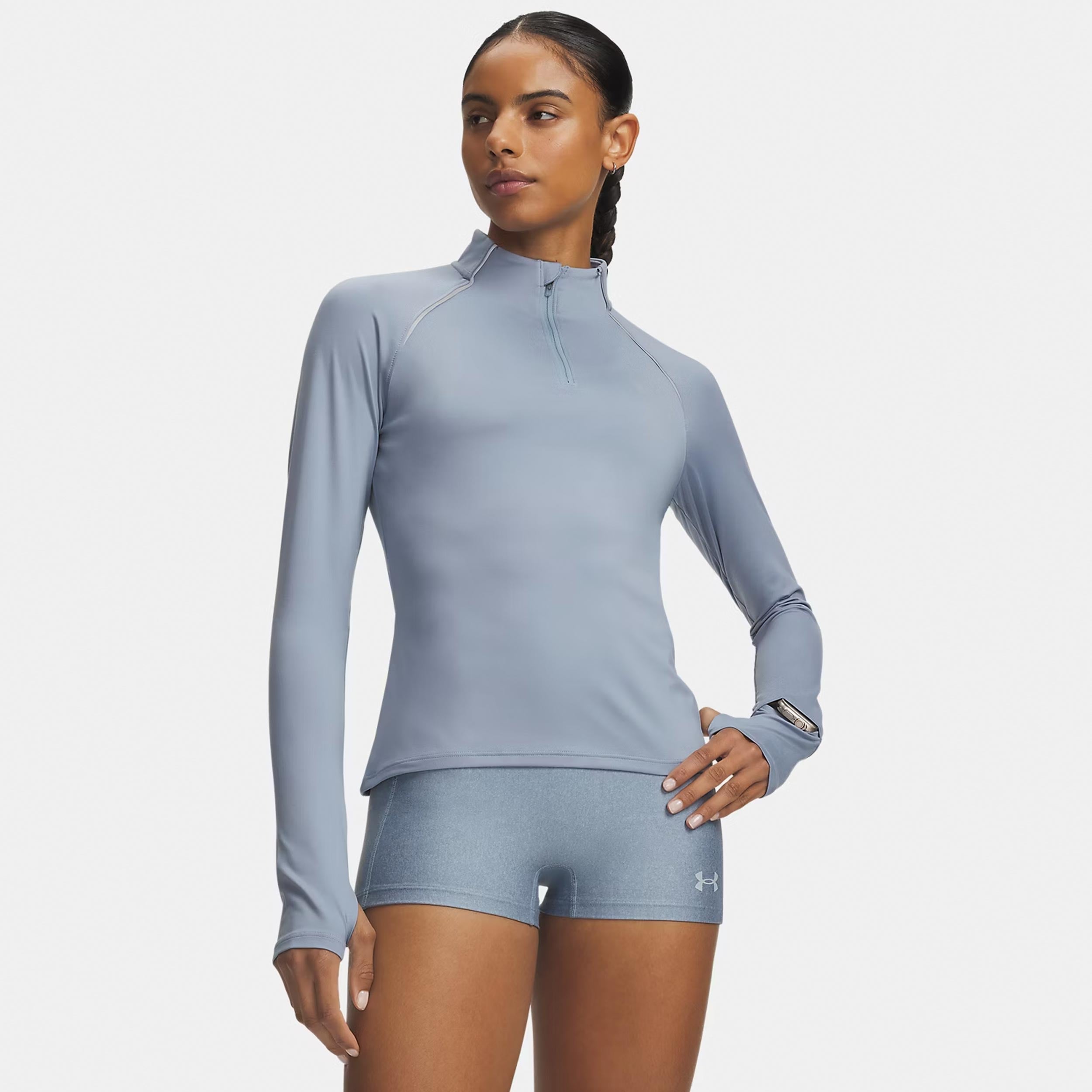 Under Armour Velociti Half Zip  Running shirt Women - blue