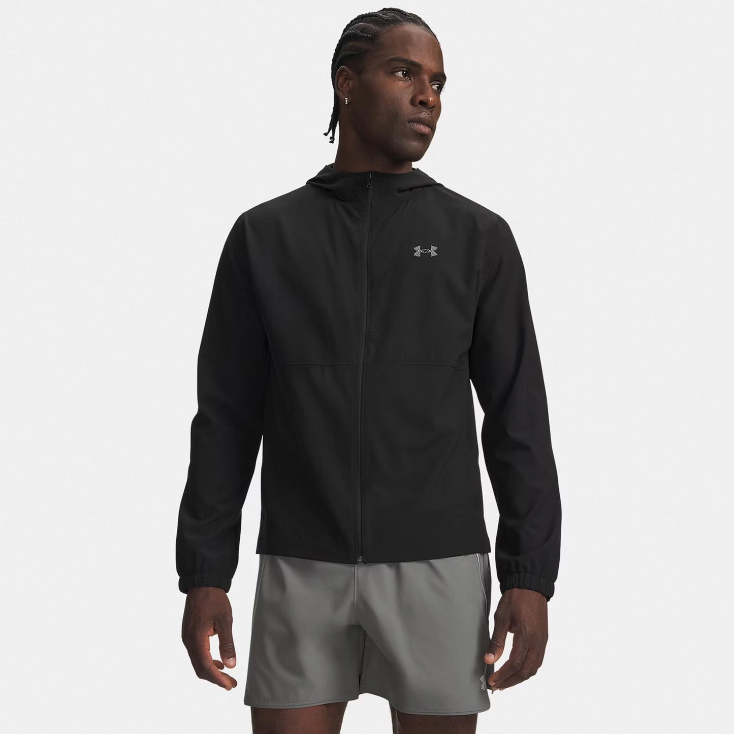 Under Armour Velociti Hooded  Laufjacke Herren - schwarz