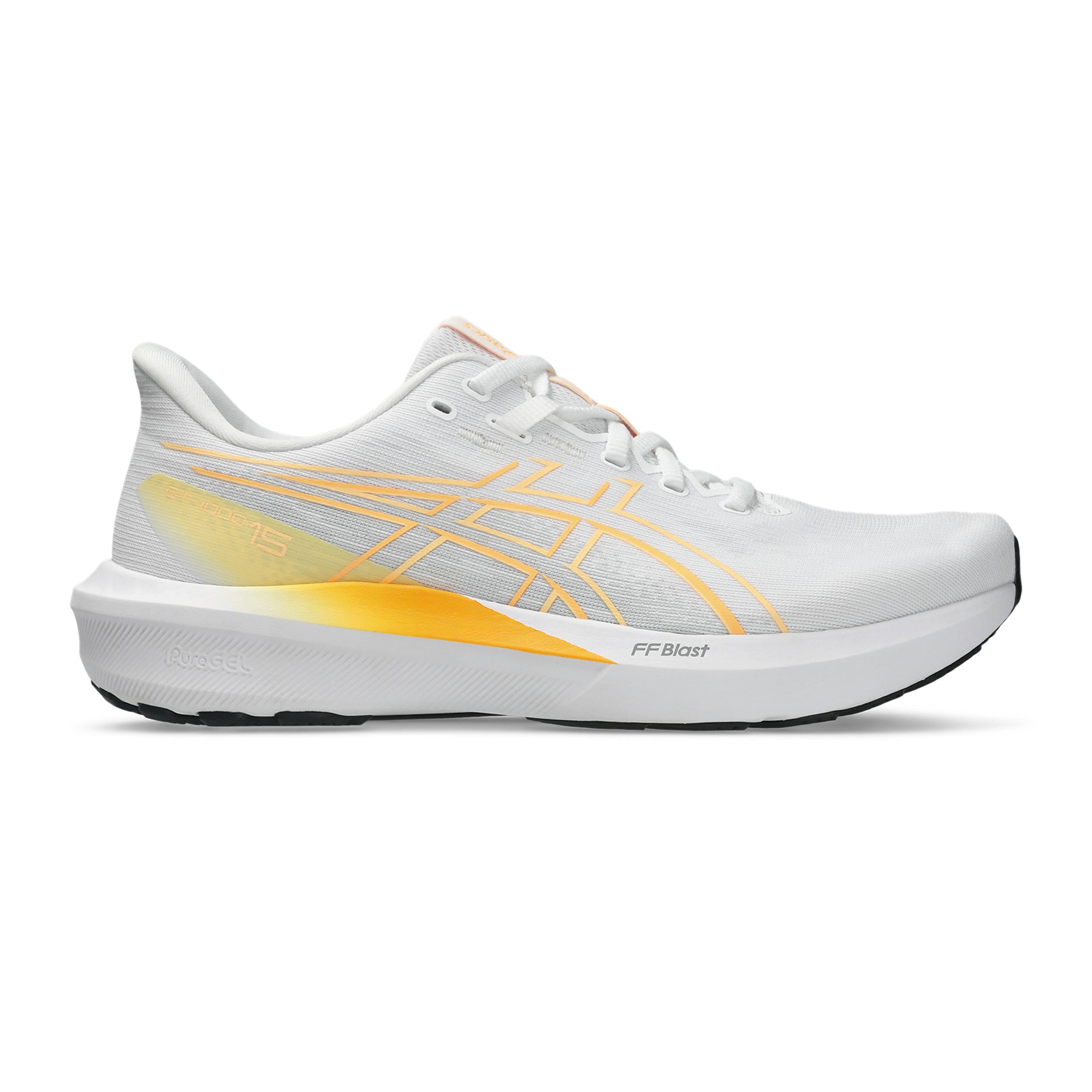 ASICS GT-1000 15 Stability running shoe Men - white, orange