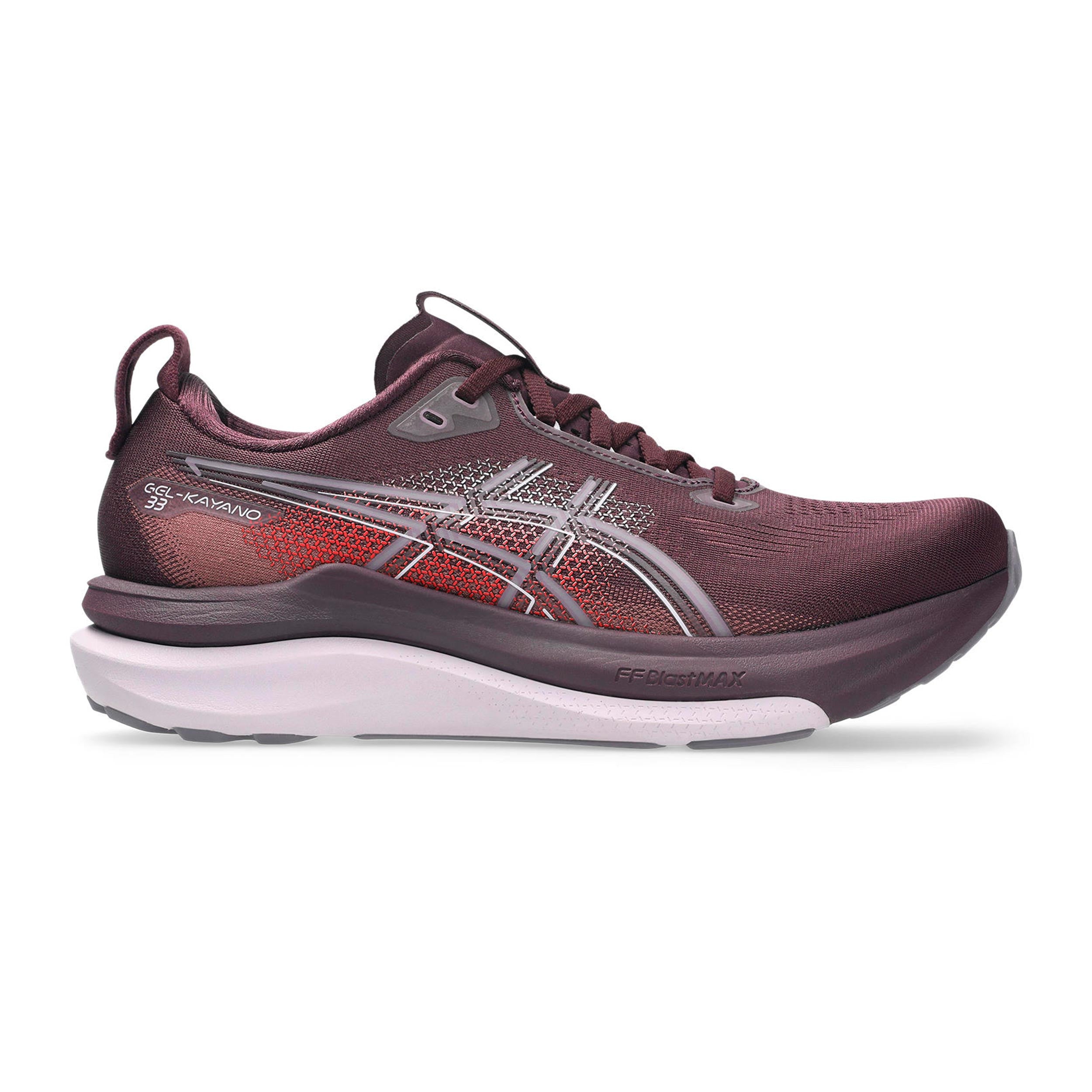 ASICS GEL-KAYANO 33 Stabilitätsschuh Damen - weinrot, lila