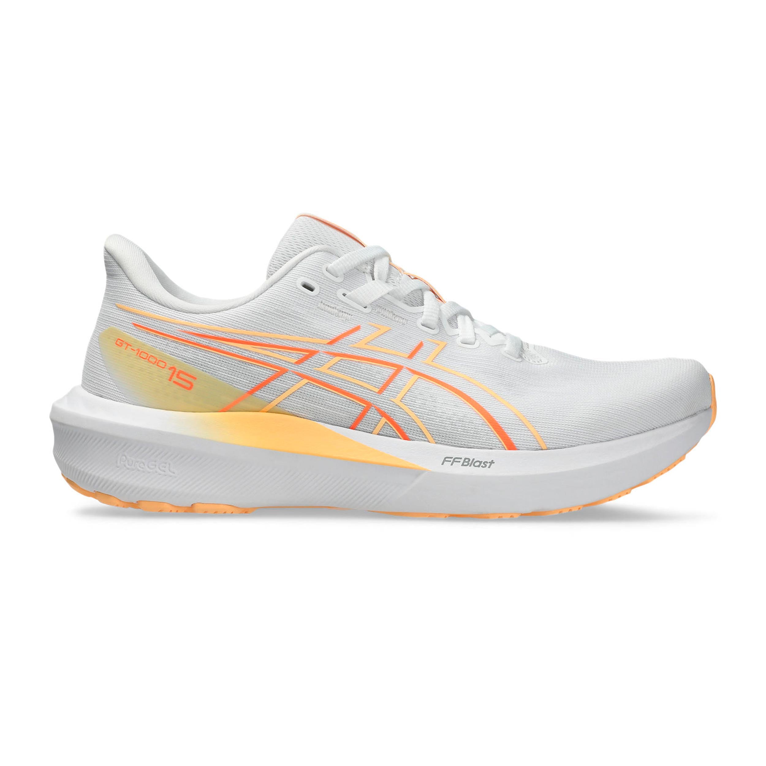 ASICS GT-1000 15 Stability running shoe Women - white, orange