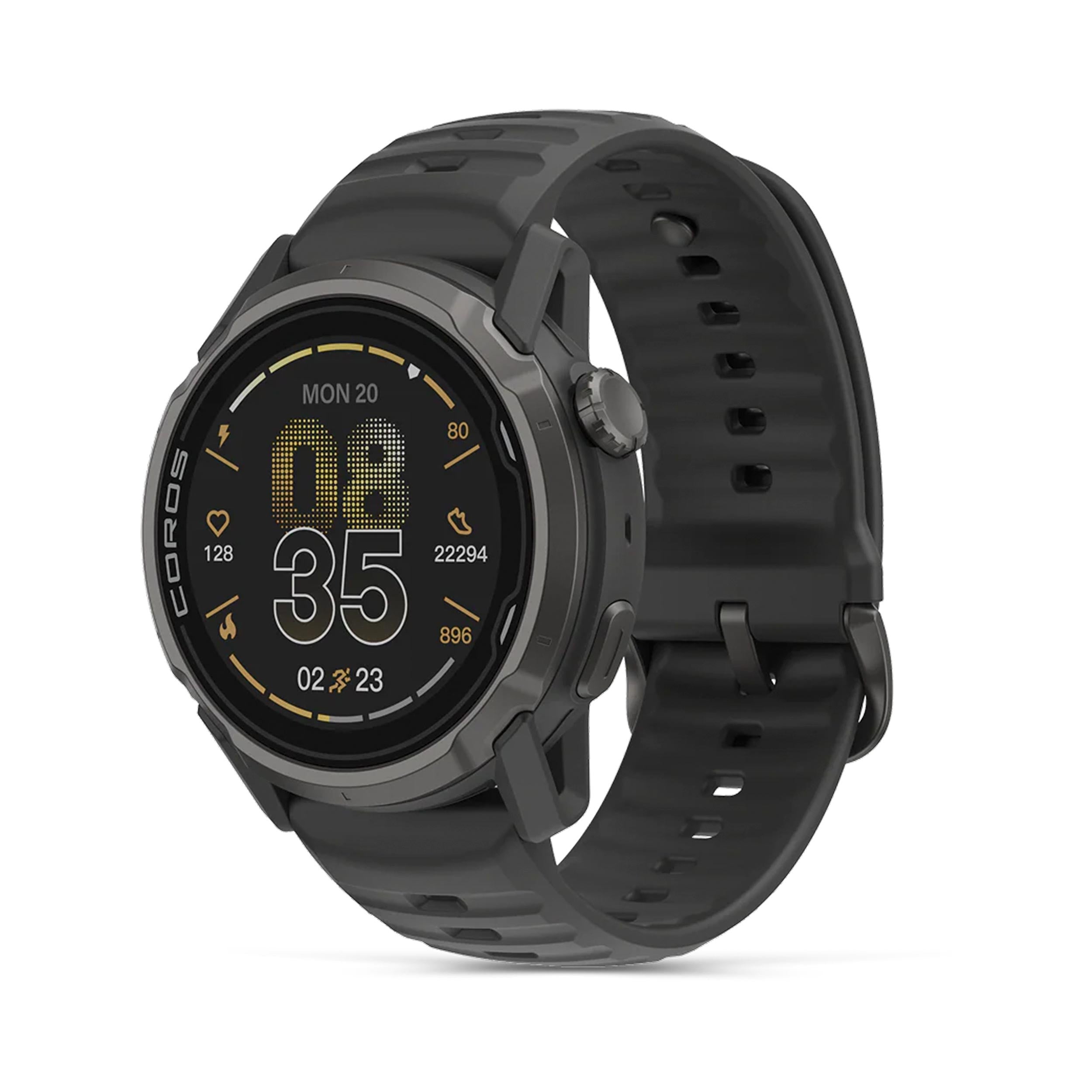 APEX 4 (46mm) Pulse watch - black | Running Point
