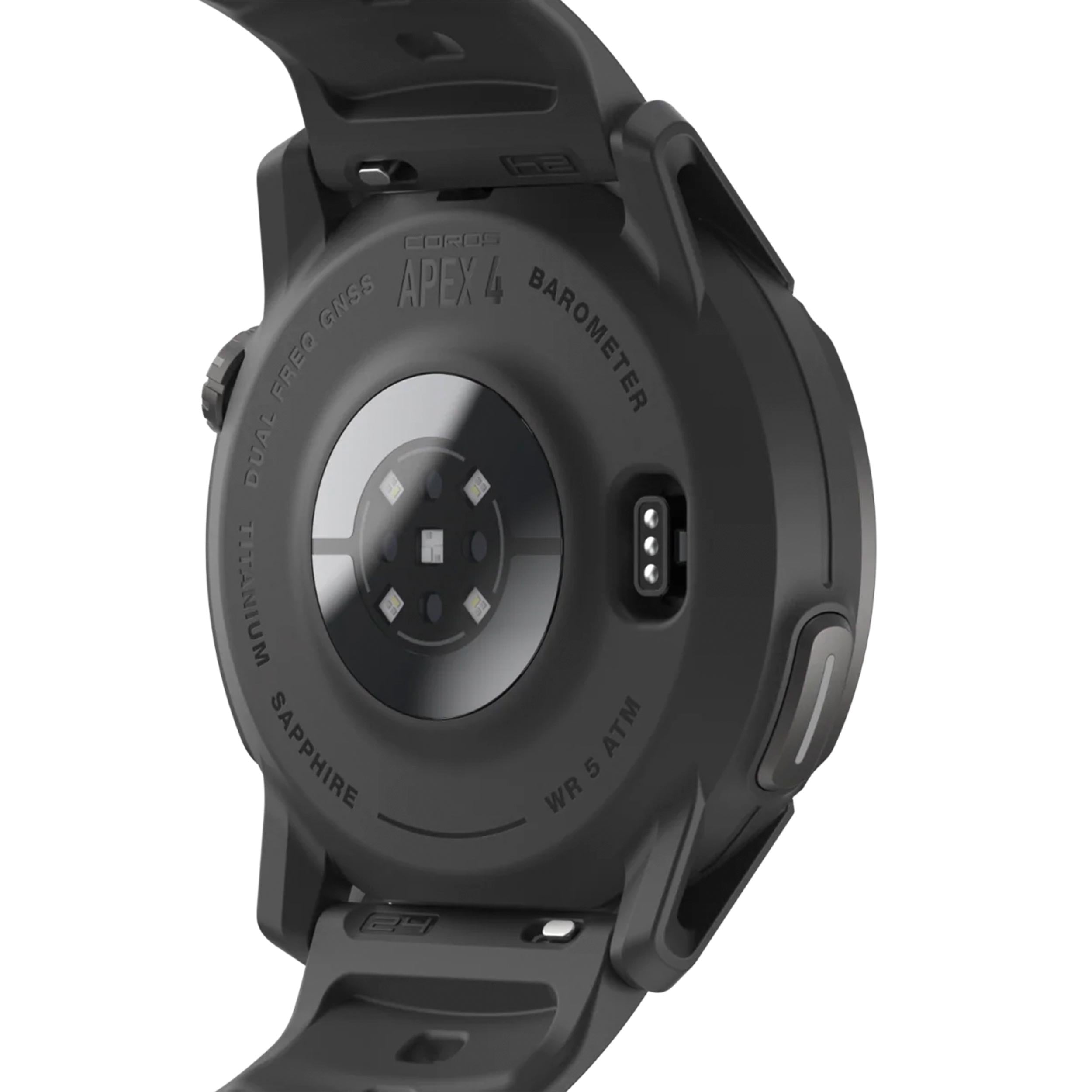APEX 4 (46mm) Pulse watch - black | Running Point