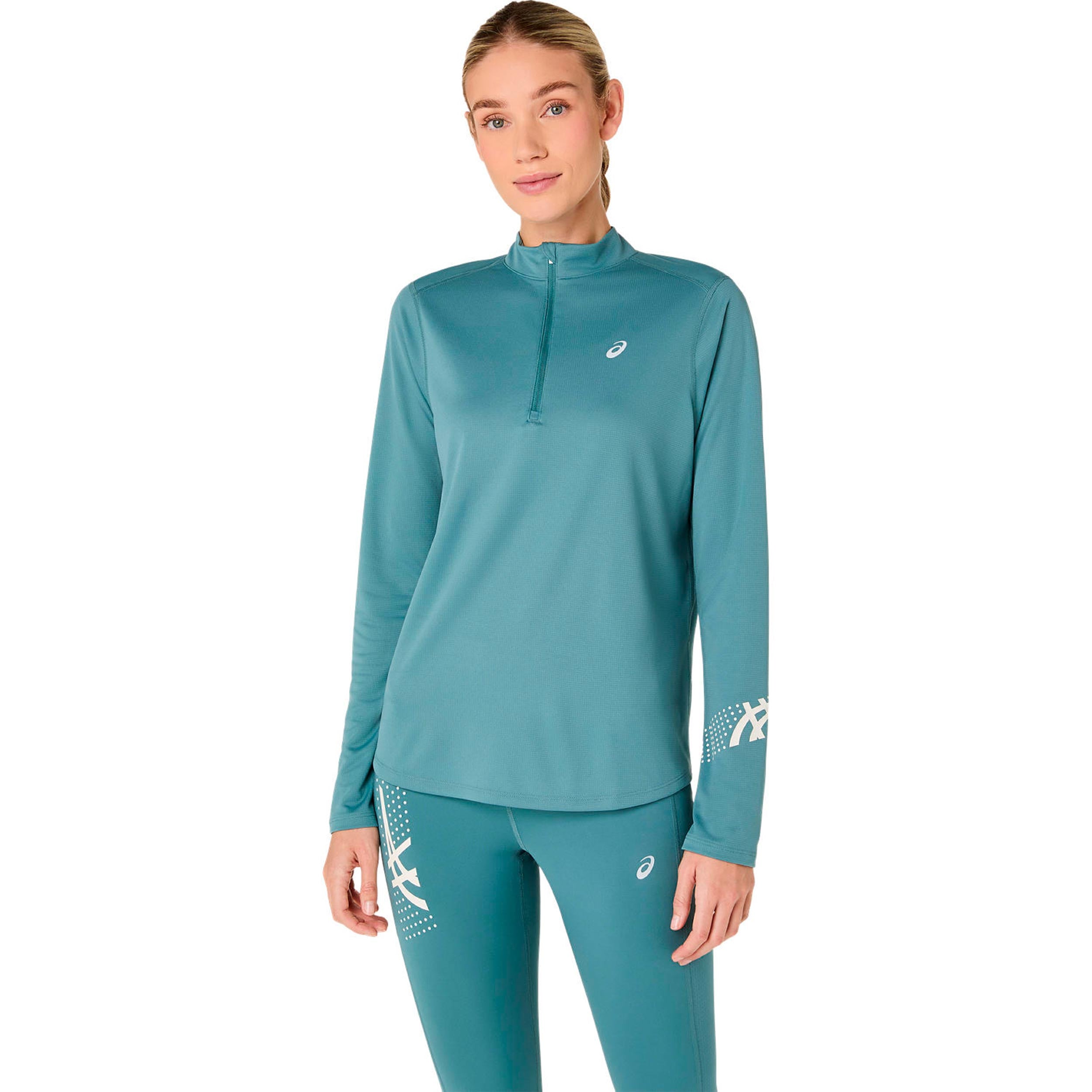 Icon 1/2 Zip Running shirt Women - turquoise | Running Point