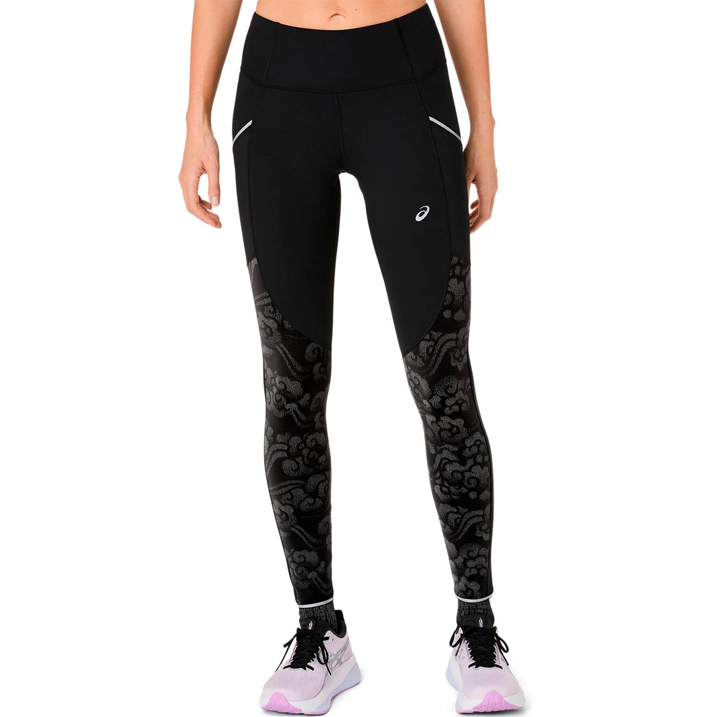 ASICS Road Lite-Show  Lauftight - schwarz
