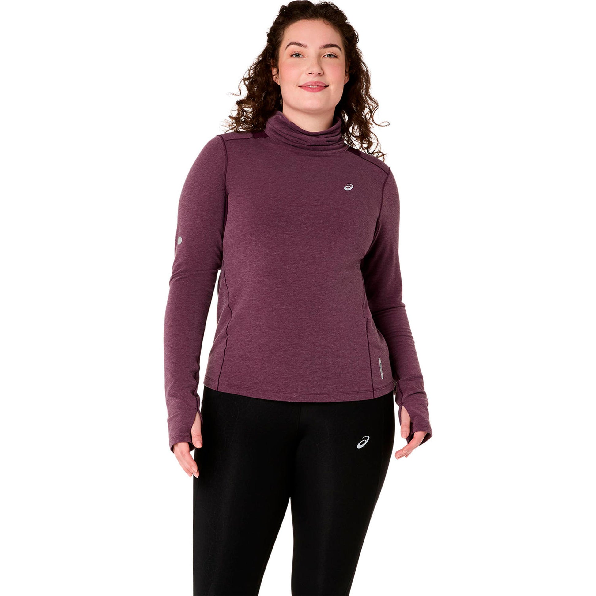 ASICS Nagino Winter  Running shirt - wine red