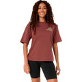 Runner Message Graphic  Running shirt - rust, lime