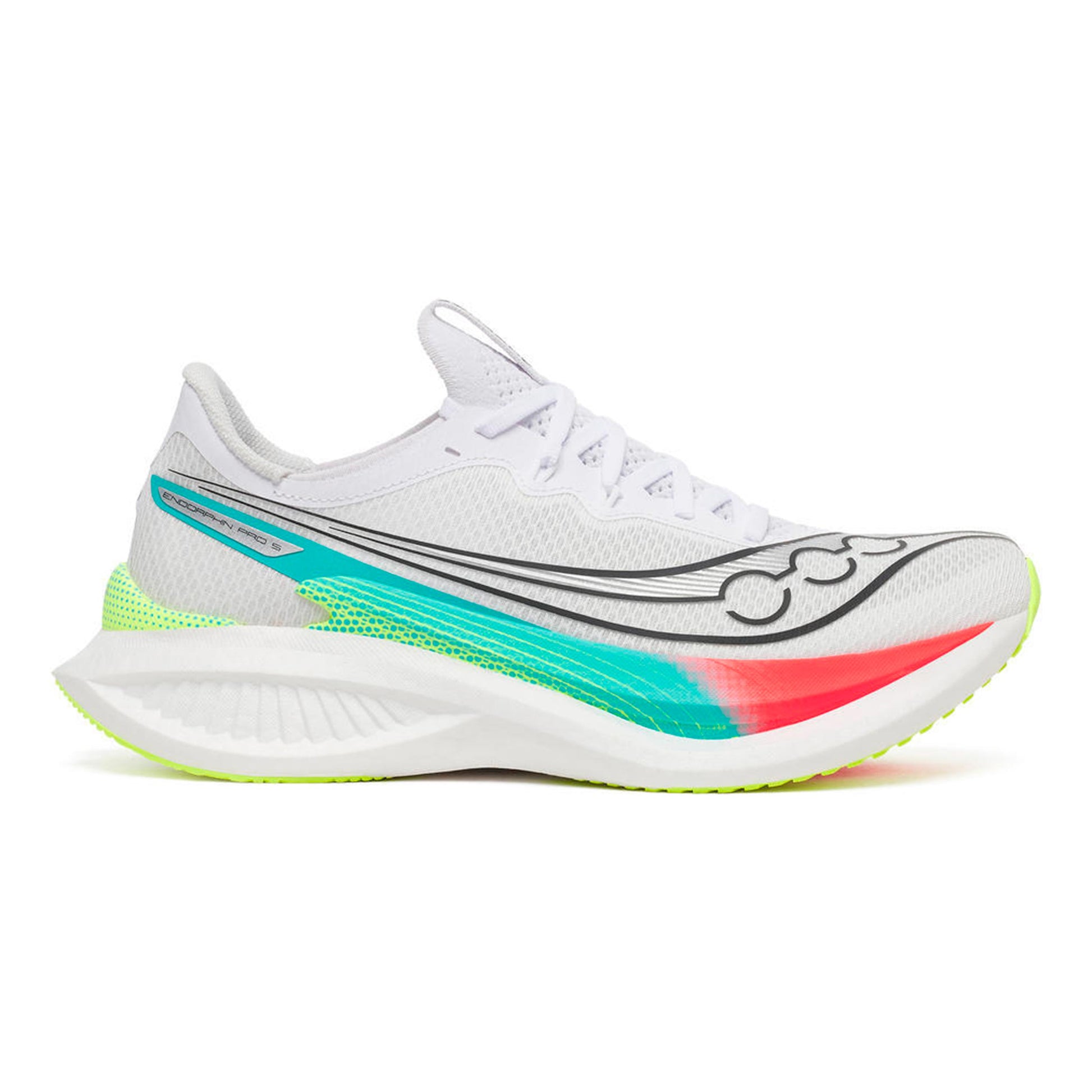 Saucony Endorphin Pro 5 Competition running shoe Men - white, multicoloured
