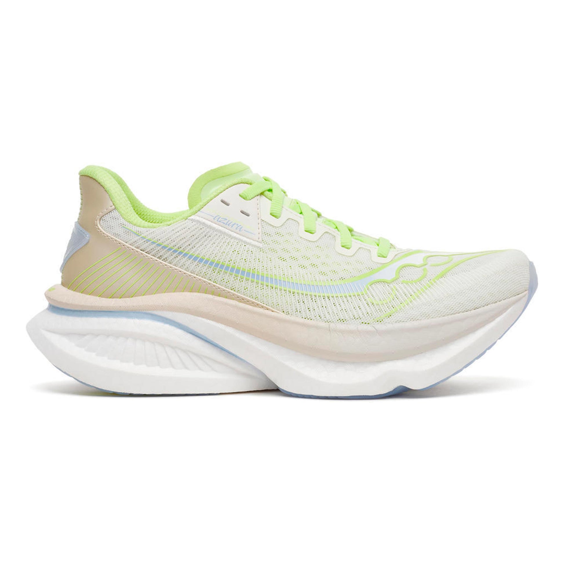 Saucony Endorphin Azura Neutralschuh Damen - creme, neongelb