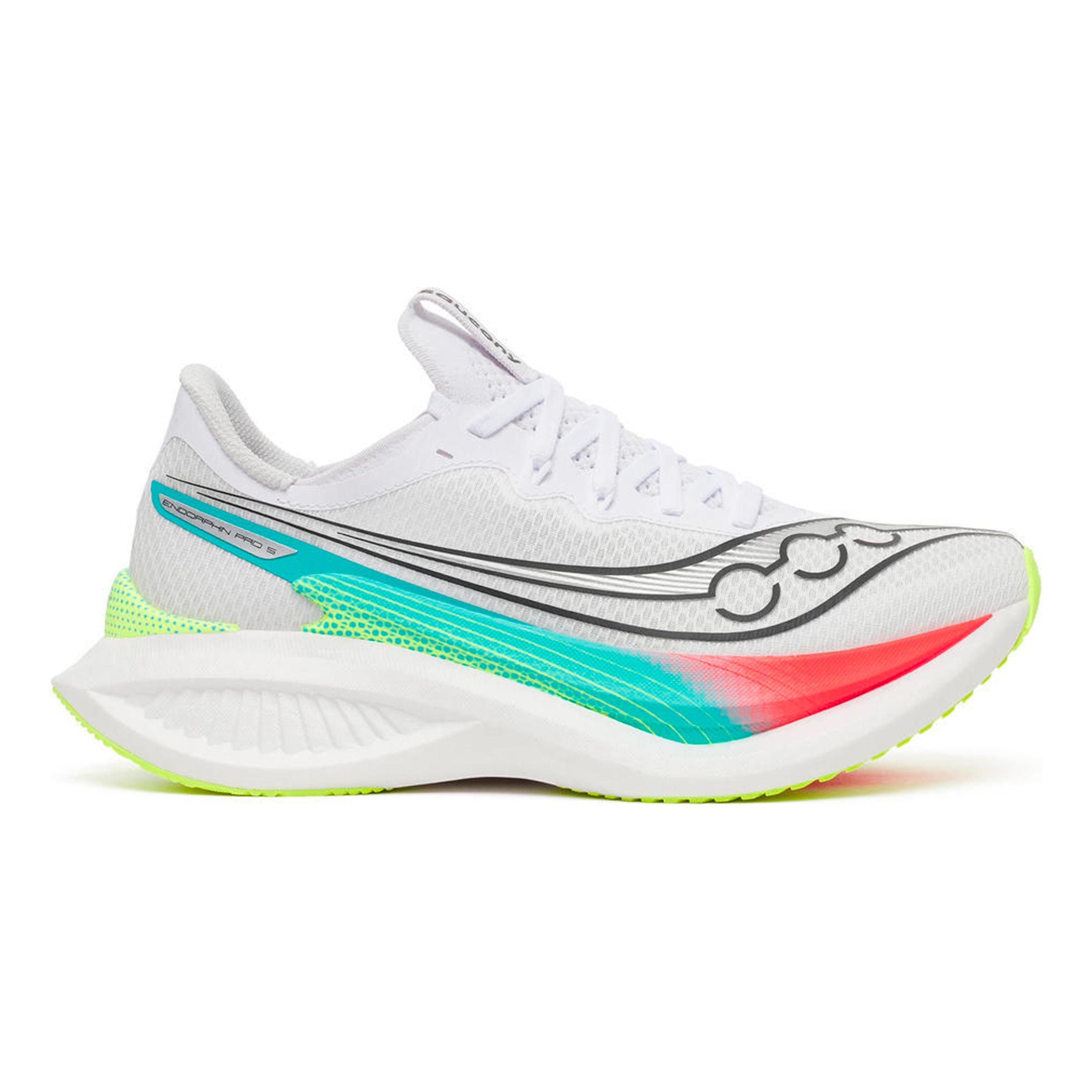 Saucony Endorphin Pro 5 Wettkampfschuh Damen - weiß, mehrfarbig