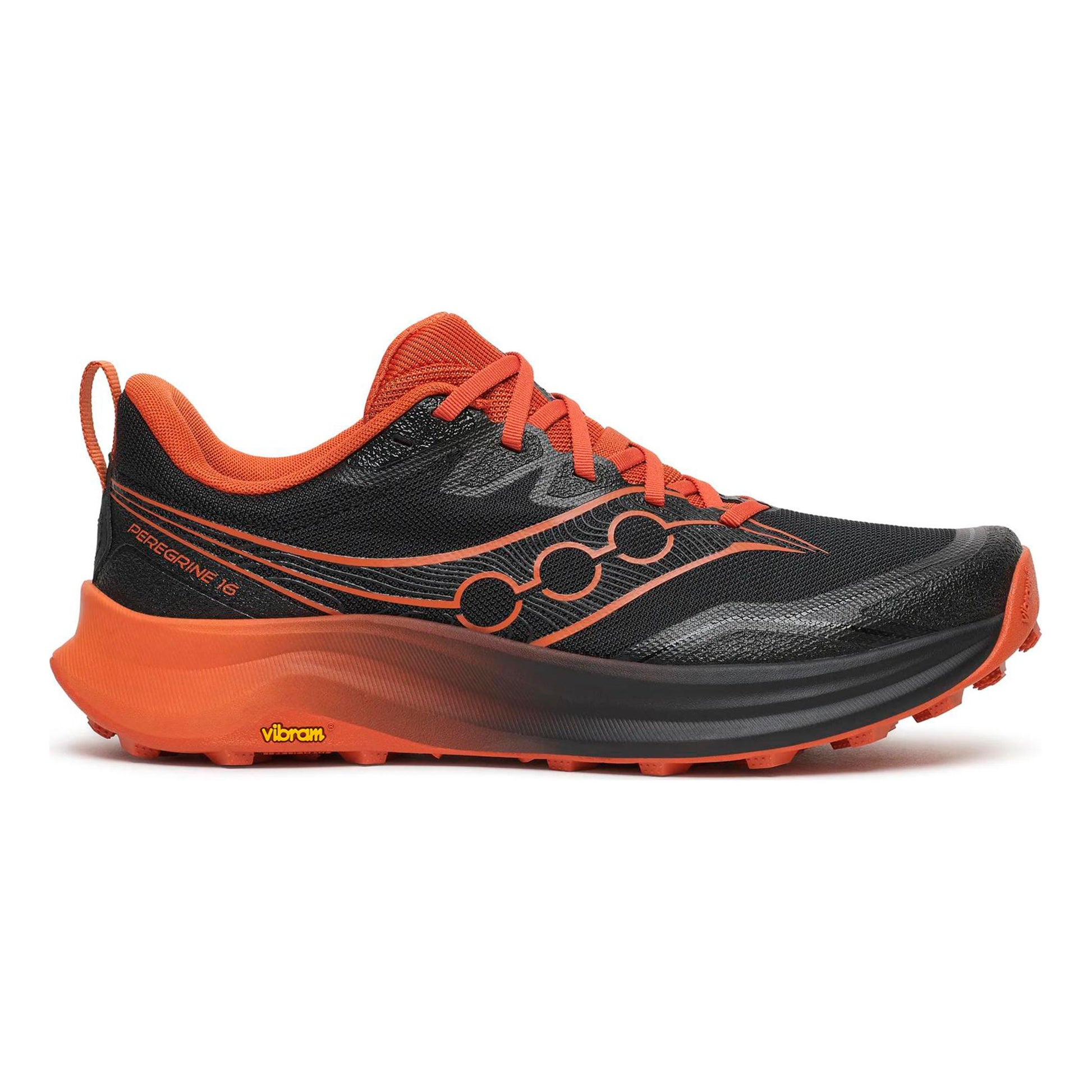 Saucony Peregrine 16 Trail running shoe Men - black, rust