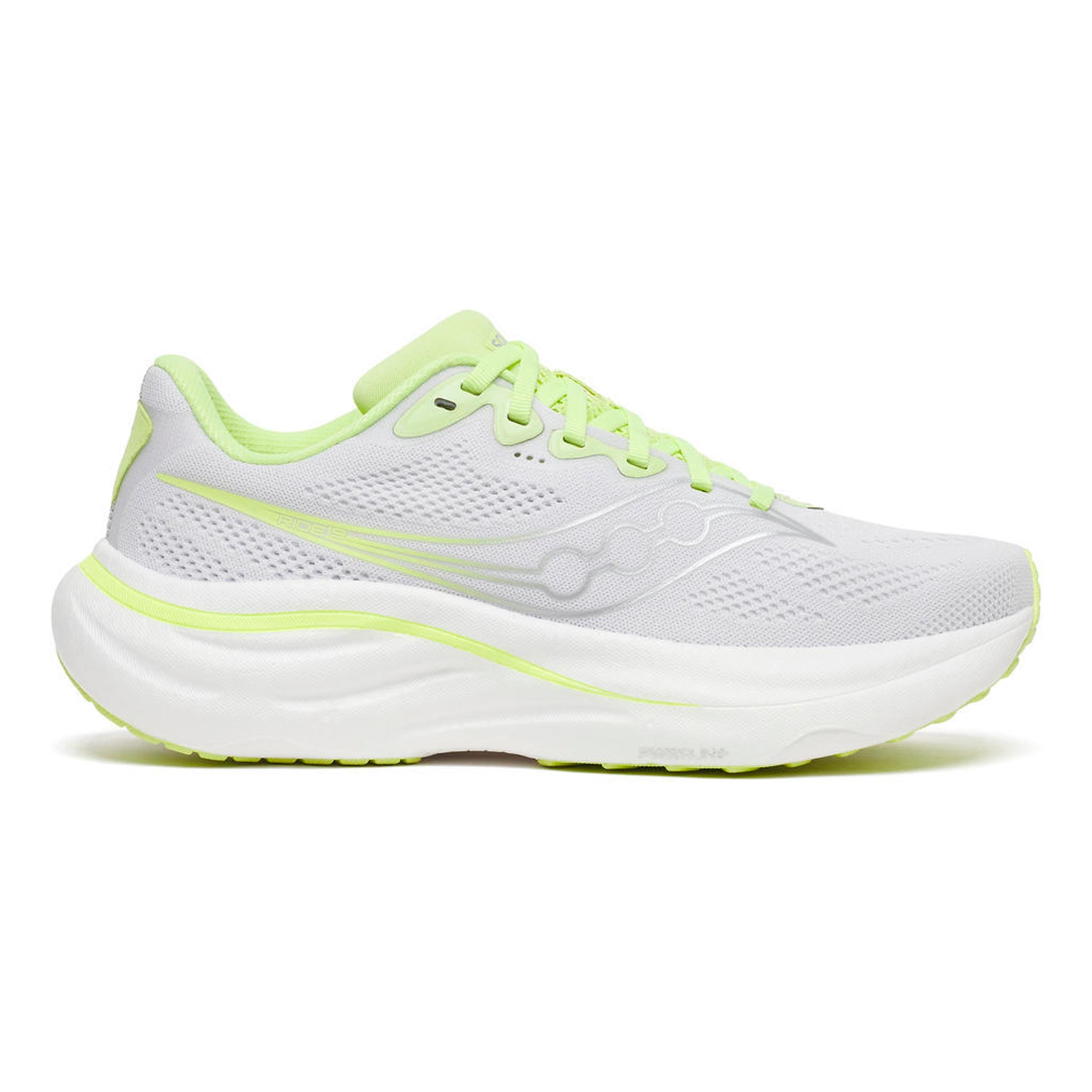 Saucony Ride 19 Neutralschuh Damen - weiß, gelb