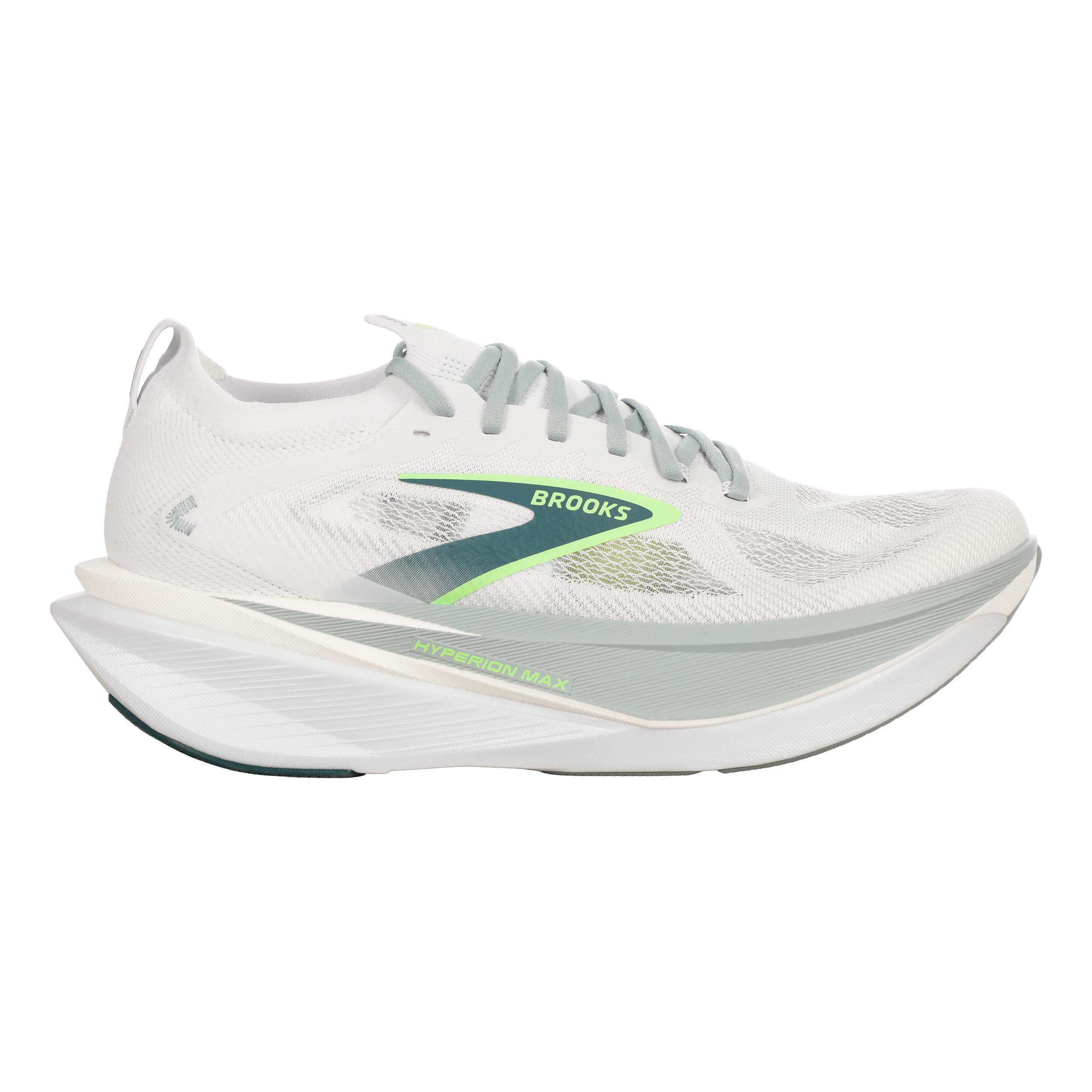 Brooks Hyperion Max 3 Neutral running shoe Men - white, green