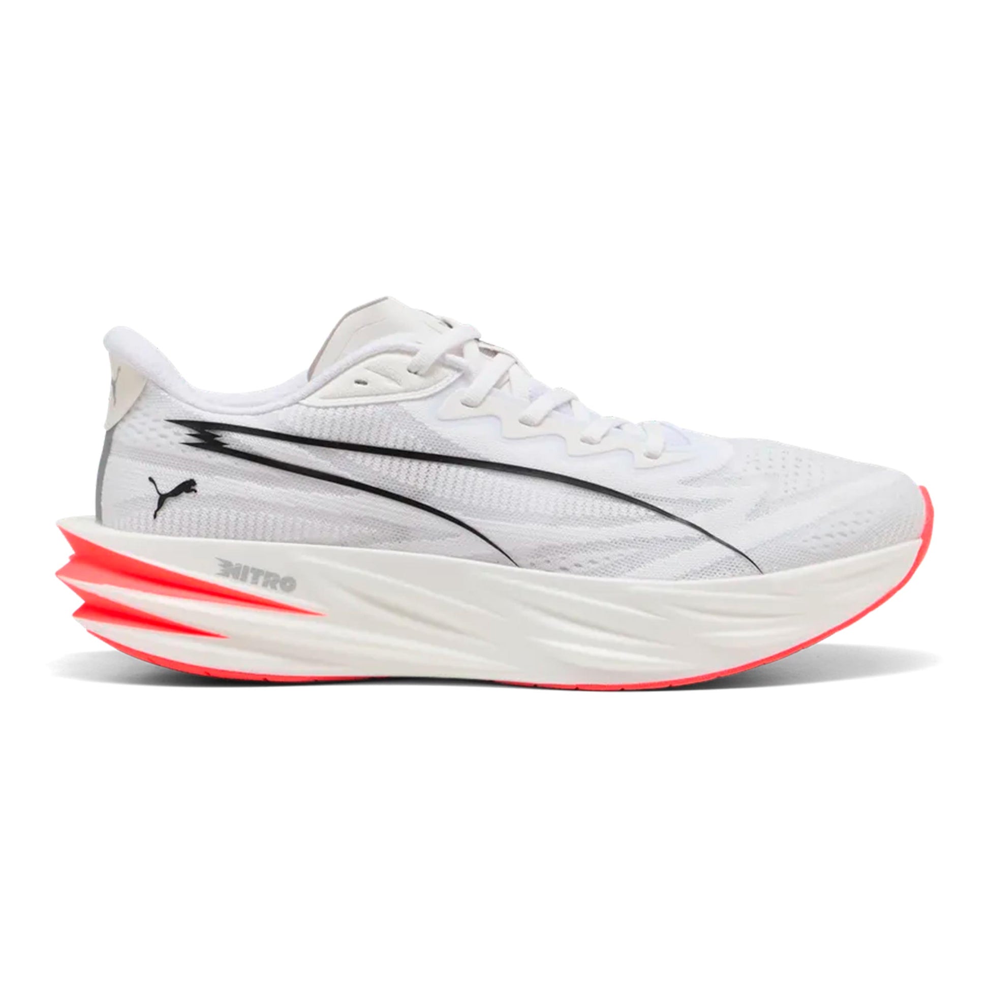 Puma Deviate Pure Nitro Neutral running shoe Men - white, red