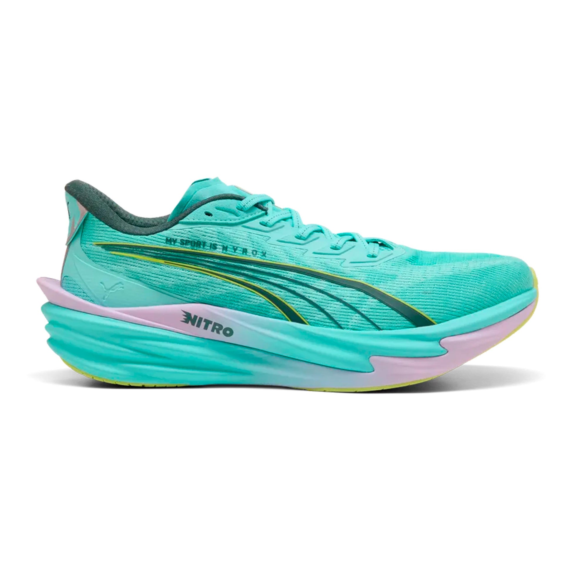 Puma Deviate Nitro 4 HYROX Neutral running shoe Men - turquoise, lilac