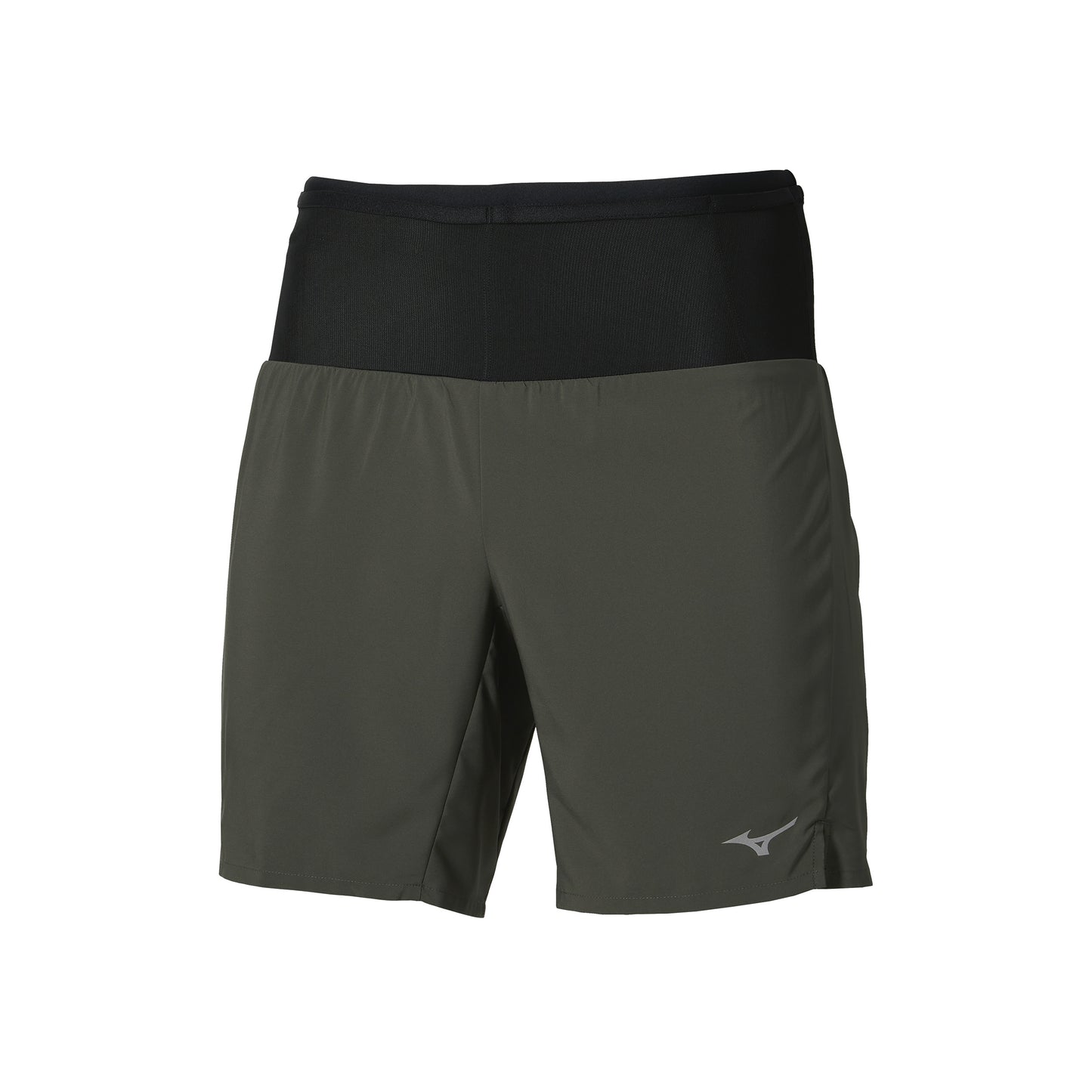 Mizuno Multi Pocket 2in1 Running shorts Men - dark green
