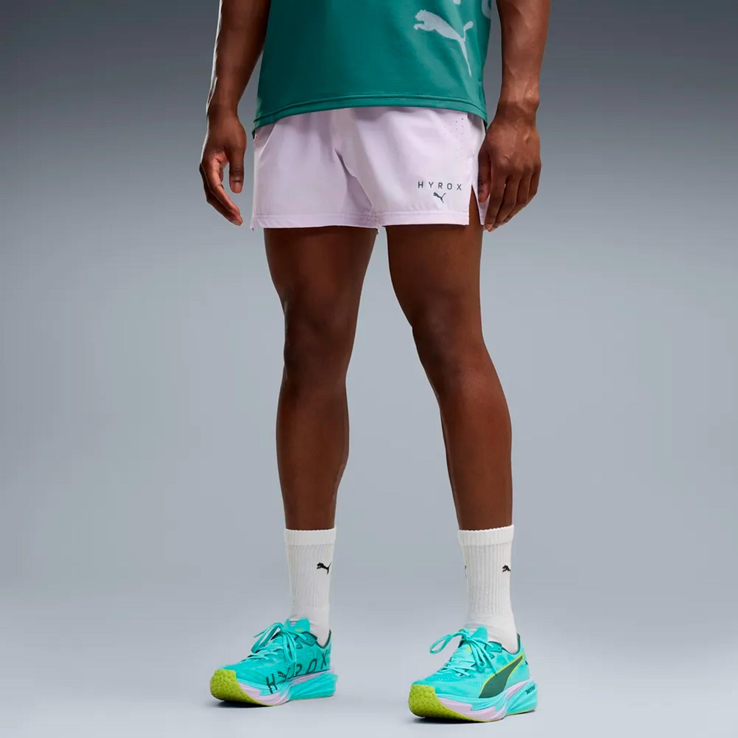 Puma HYROX PWRMODE 5in  Running shorts Men - lilac