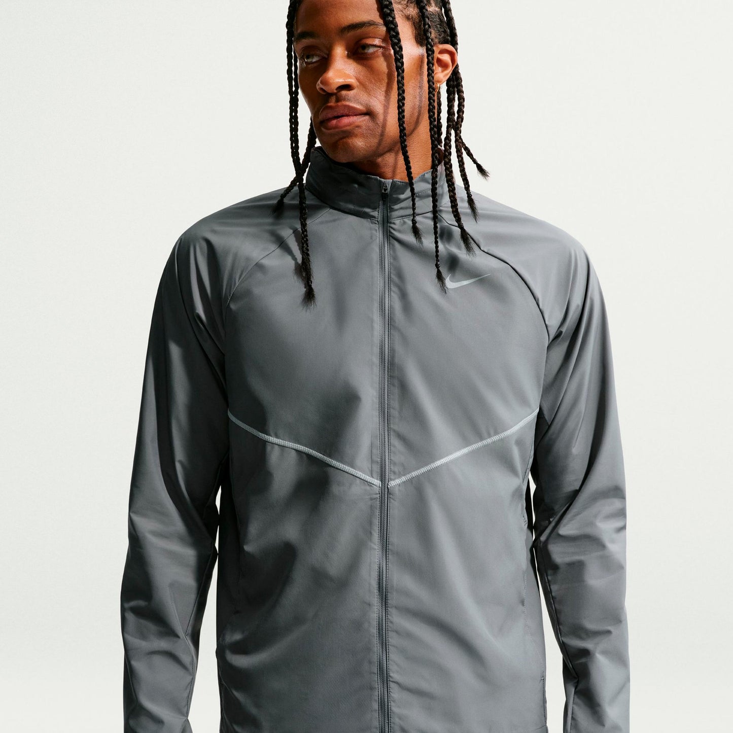 Nike Miler  Laufjacke Herren - grau, grau