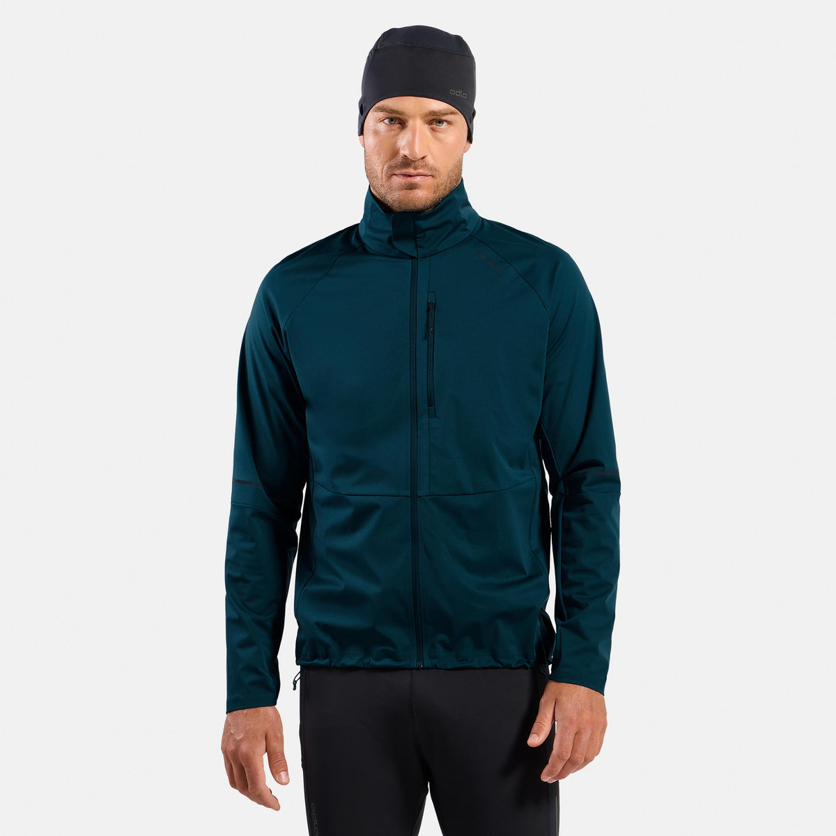 Odlo Zeroweight Pro Windproof  Running jacket Men - petrol