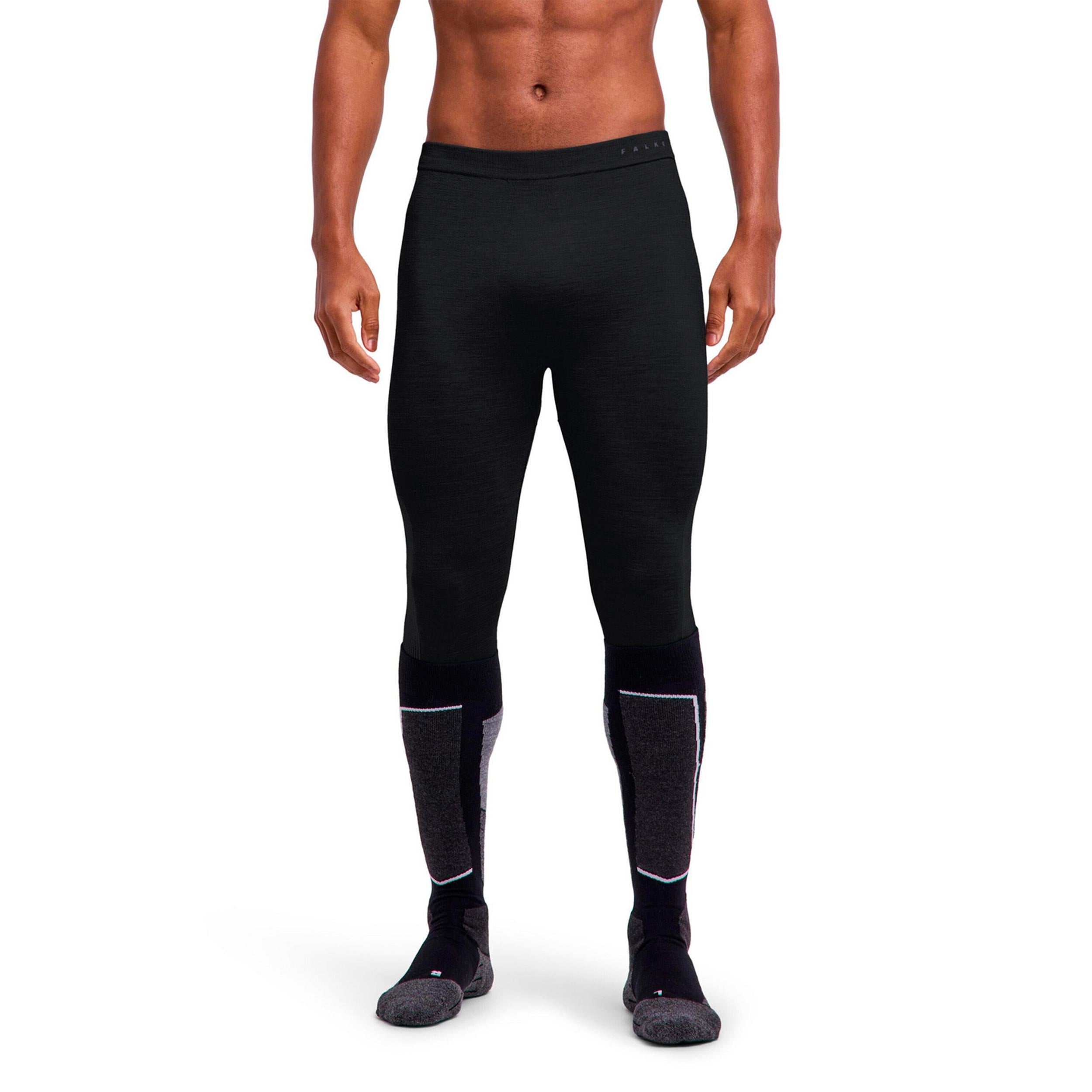 Falke Wool Tech Light 3/4  Tight Men - black