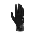 Pacer Lightweight Reflective  Running gloves Men - black, silver
