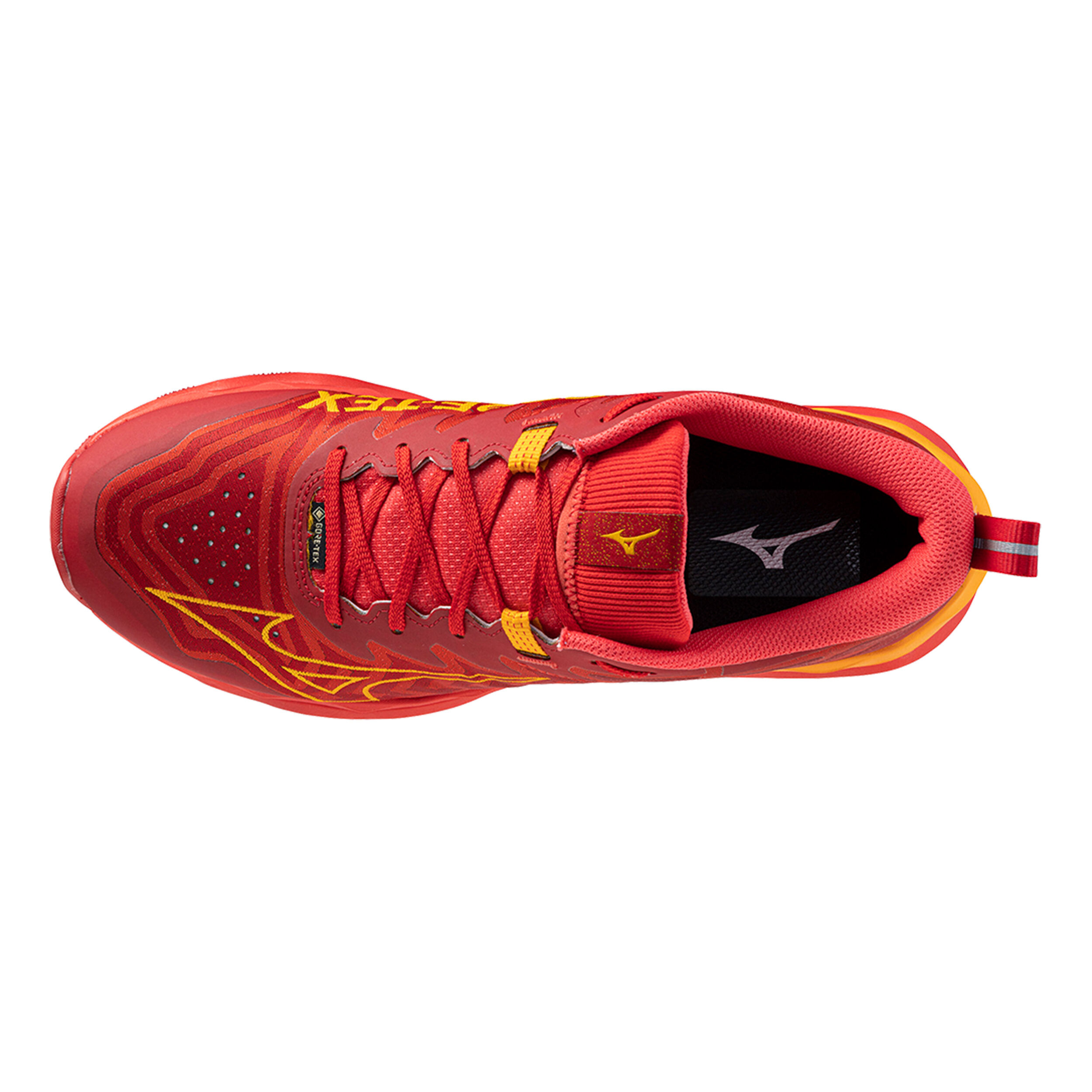 スパイク・シューズ muchio san Buy Mizuno Wave Daichi 8 GTX Trail Running Shoe Men Red, Orange