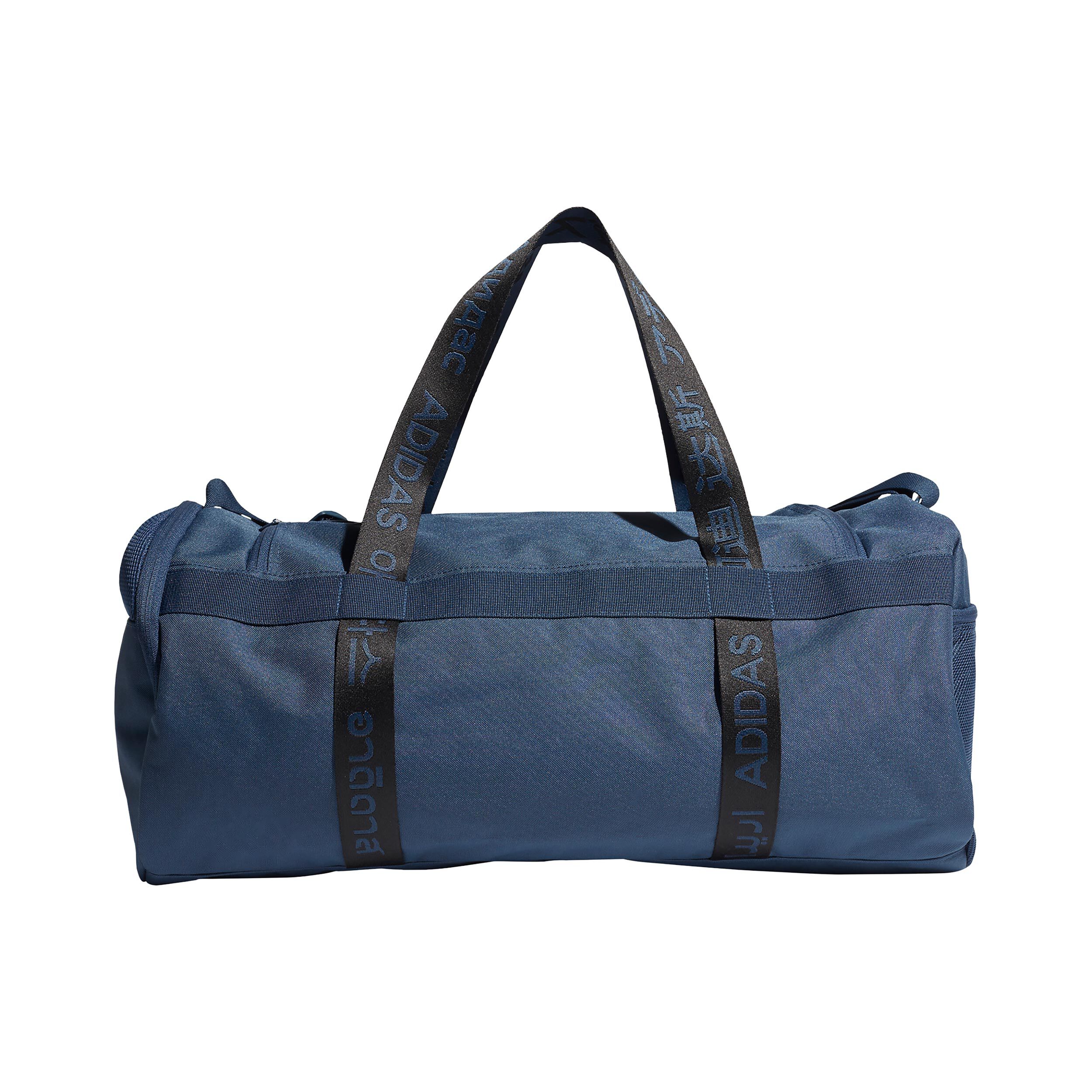 Adidas navy blue duffle bag deals