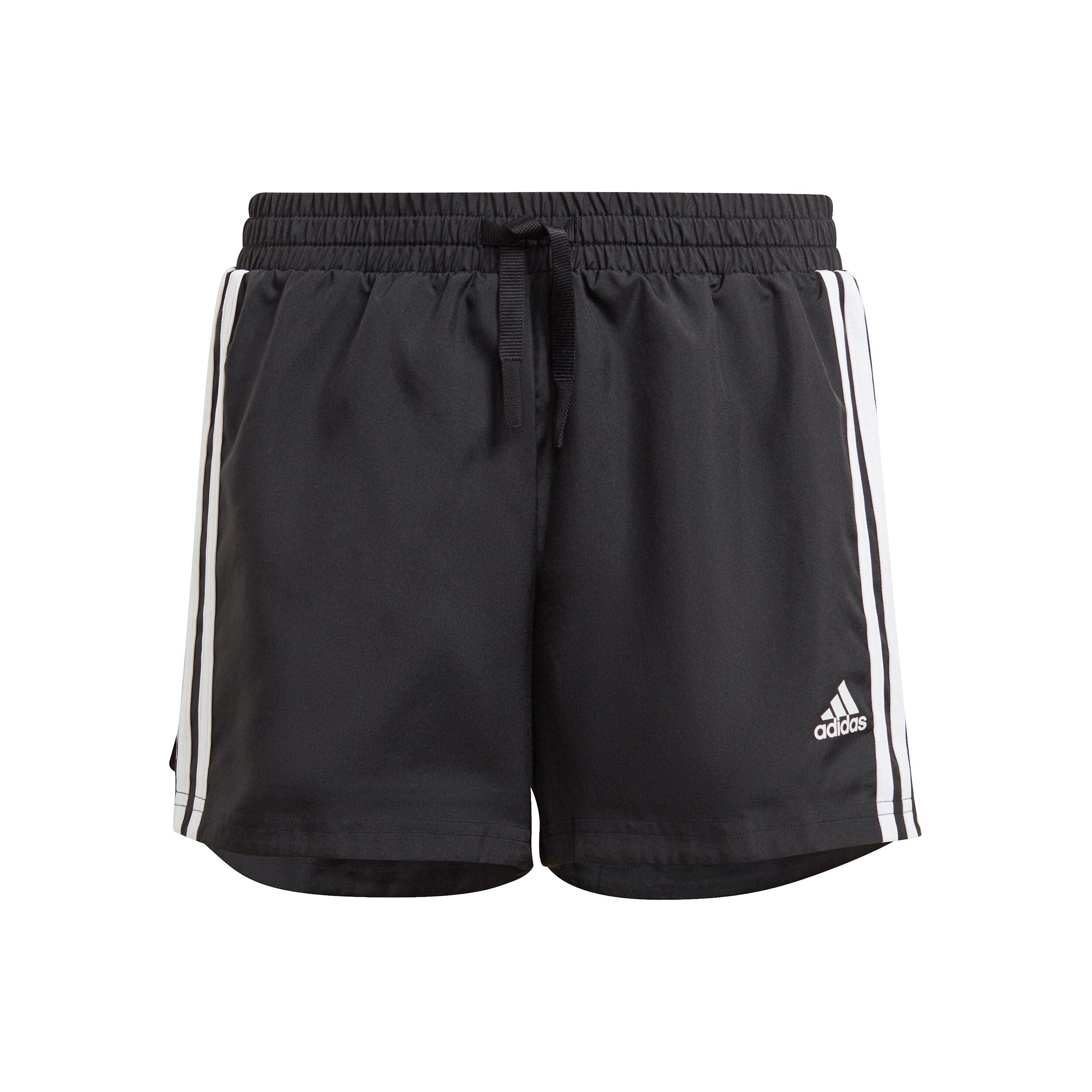 Buy adidas Big Logo 3 Stripes Shorts Girls Black White online Running Point COM