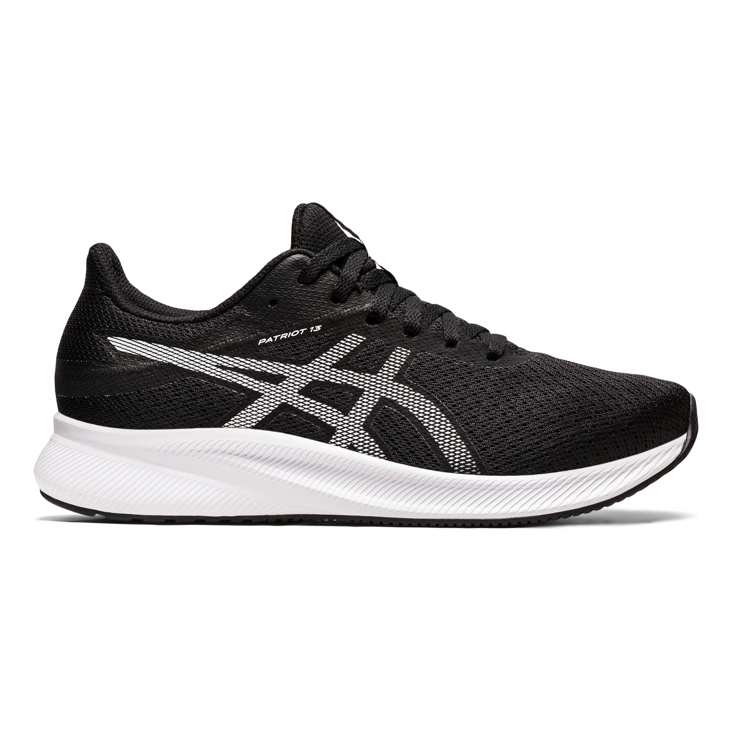 Buy ASICS Patriot 13 Neutral Running Shoe Women Black White online Running Point COM